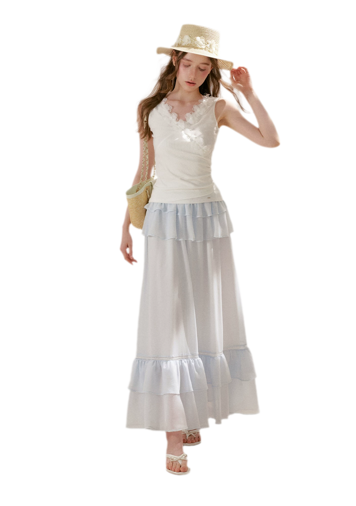 Romantic French Lace Two-Piece Set