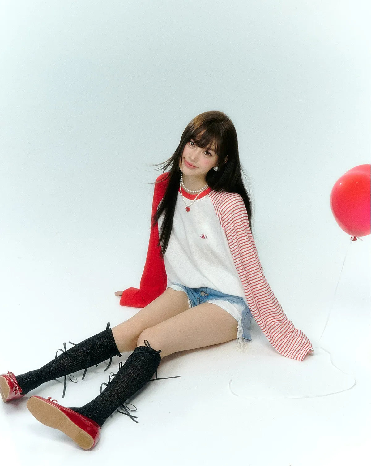Color-Block Striped Top