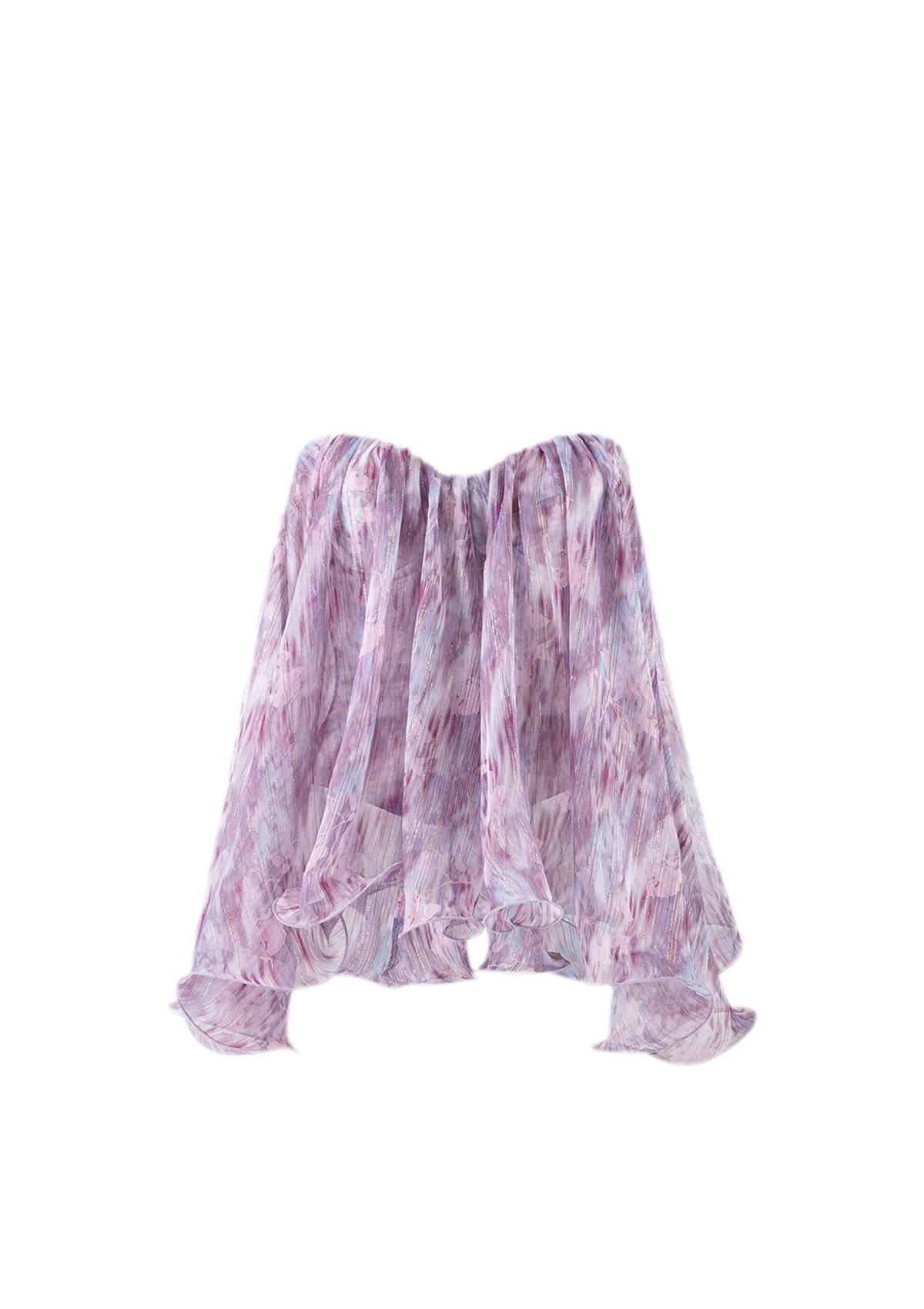 Amethyst Sheer Bustier Top