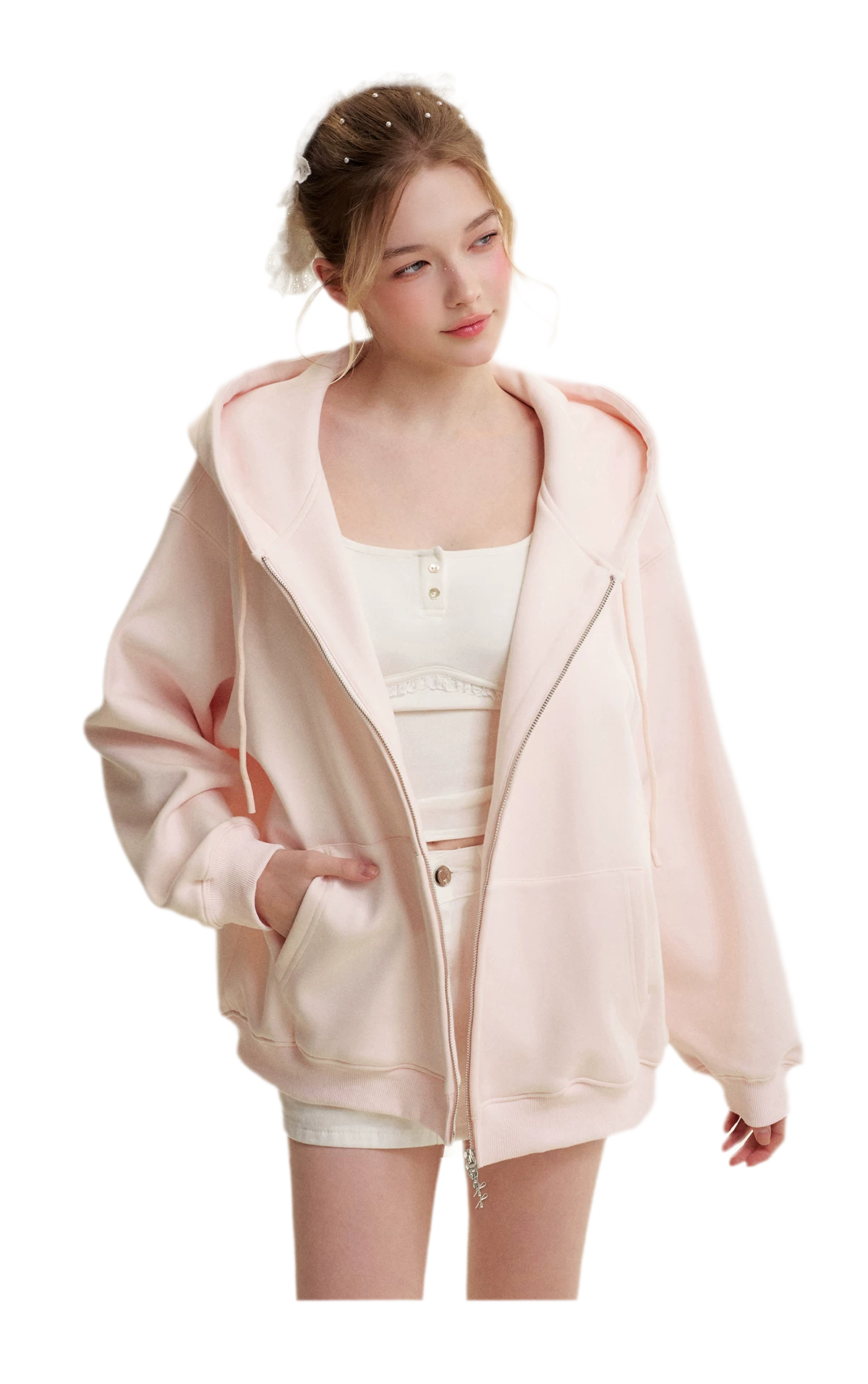 Organic Fleece Hooded Hoodie