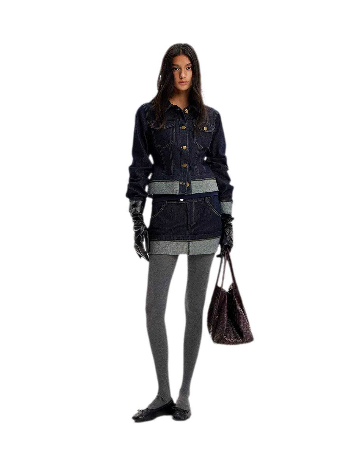 Куртка з необробленого деніму із selvedge-краєм