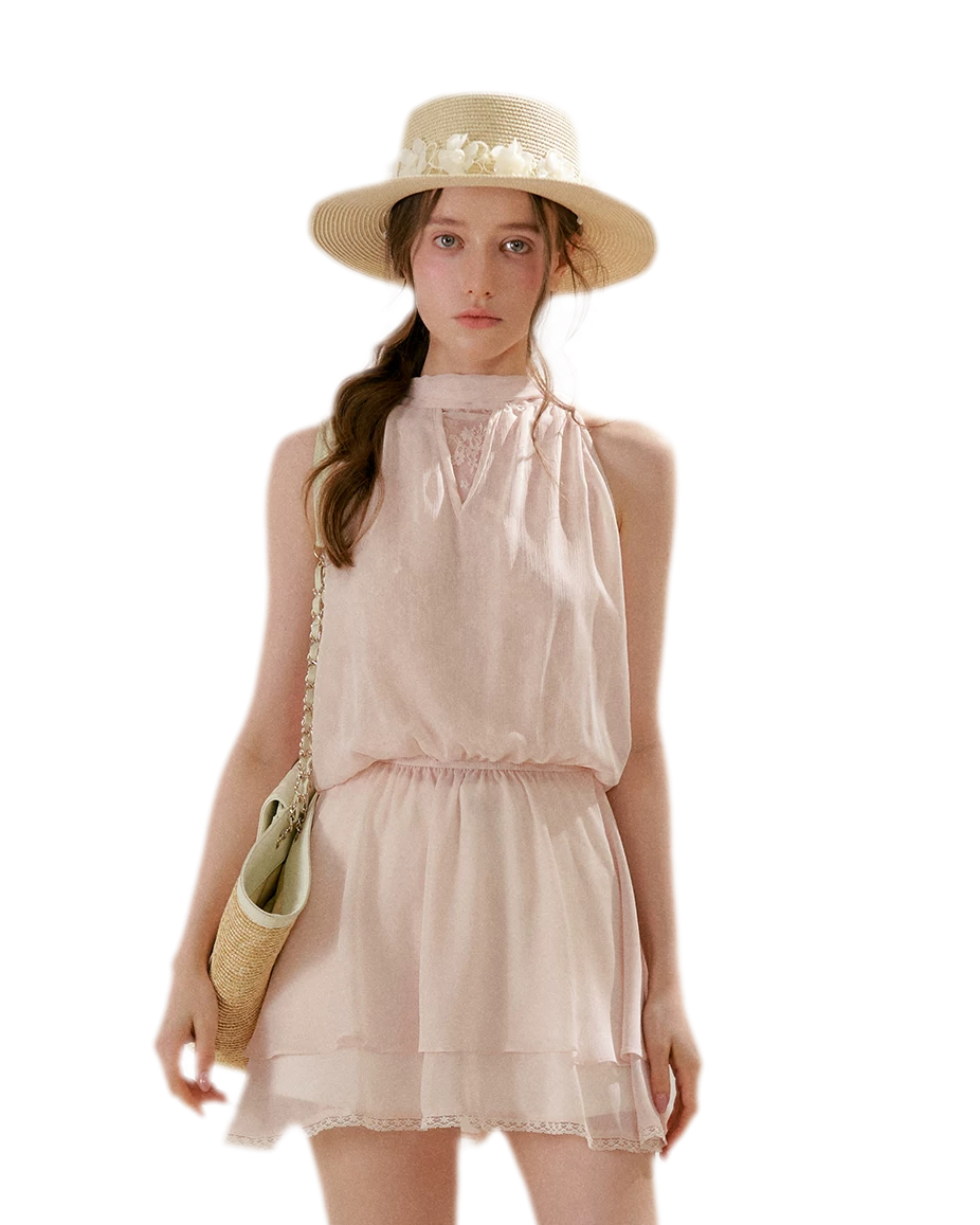 Lace Halter Dress