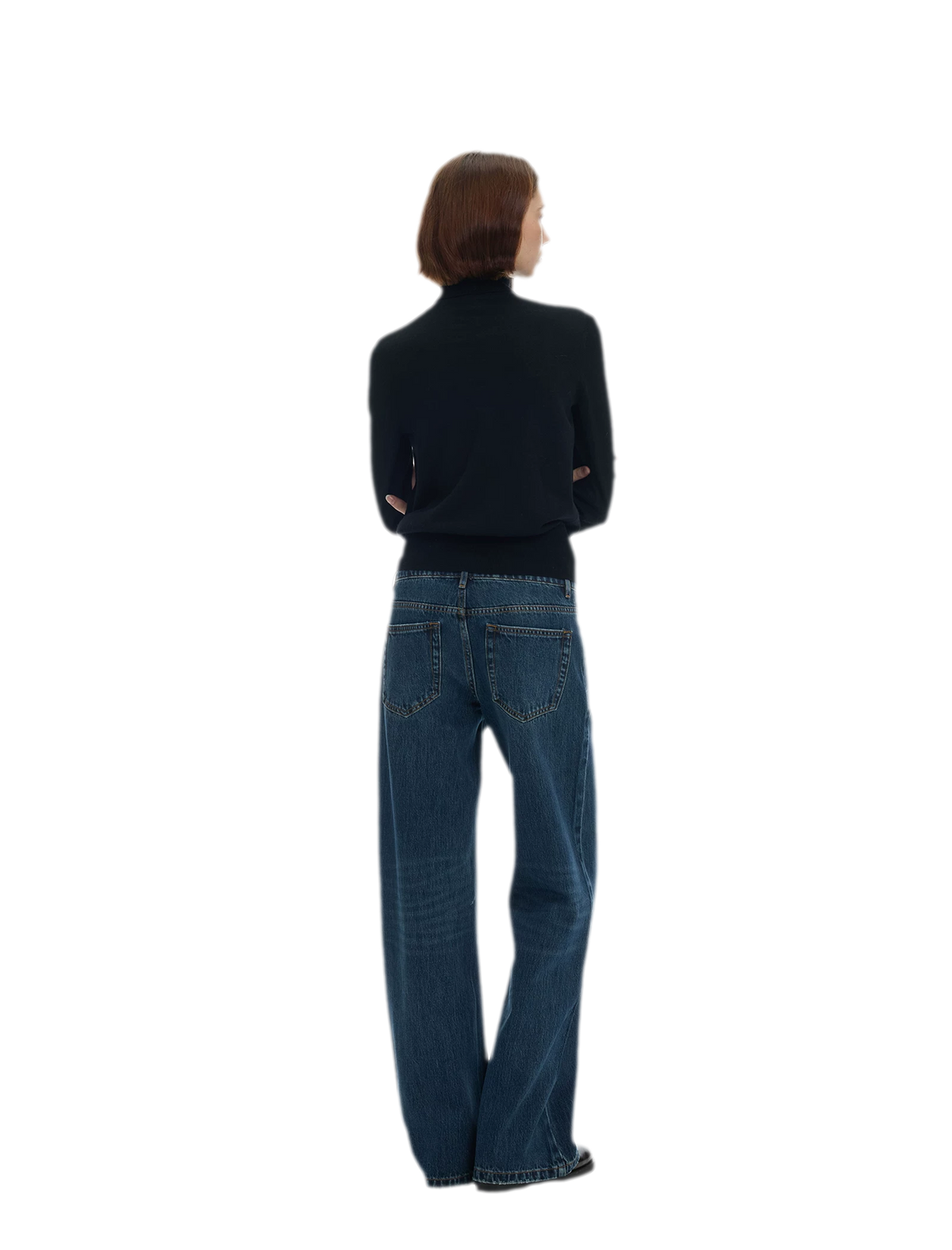 Ribbed Slim-Fit Turtleneck Knit