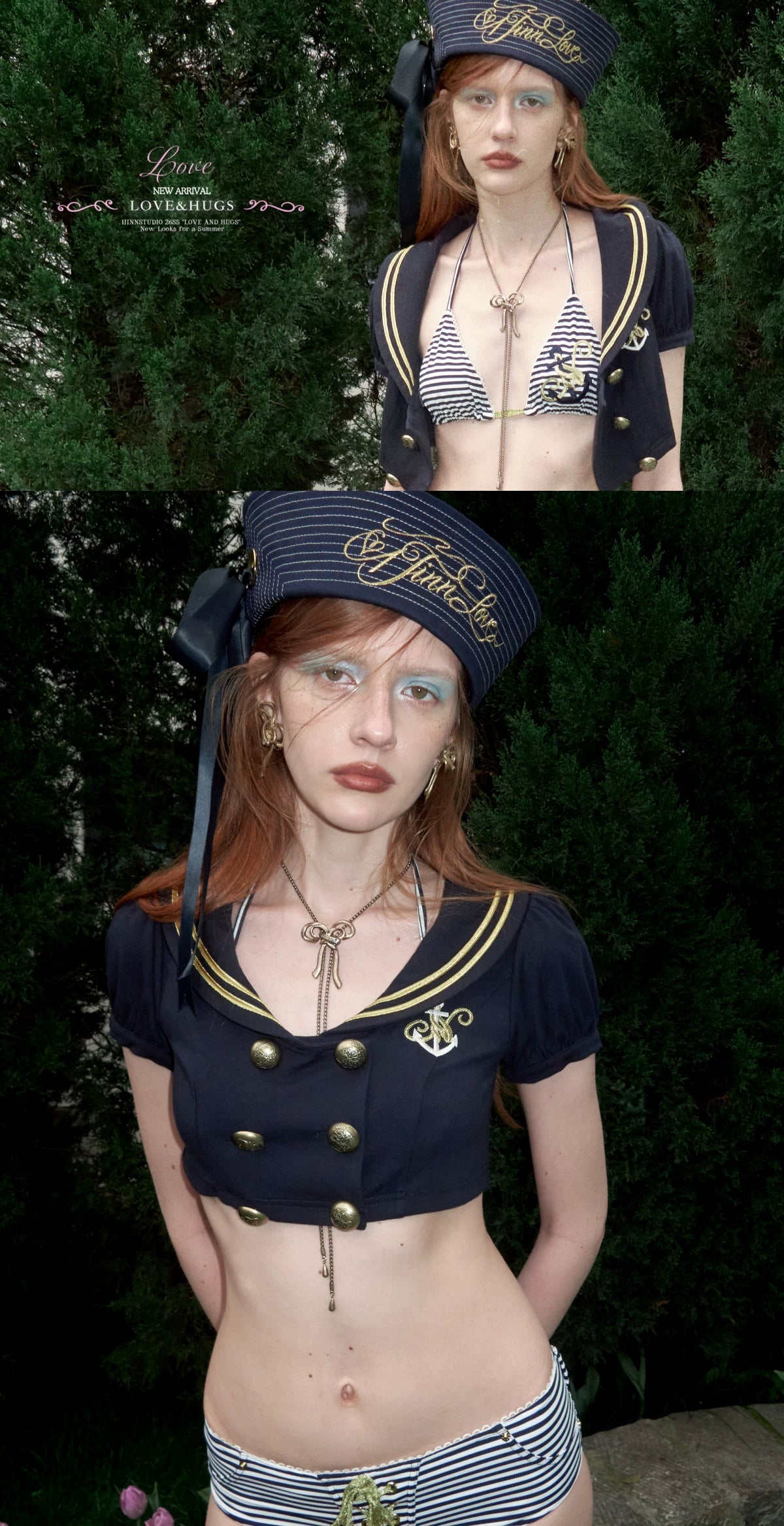 Nautical Wide Brim Sailor Hat