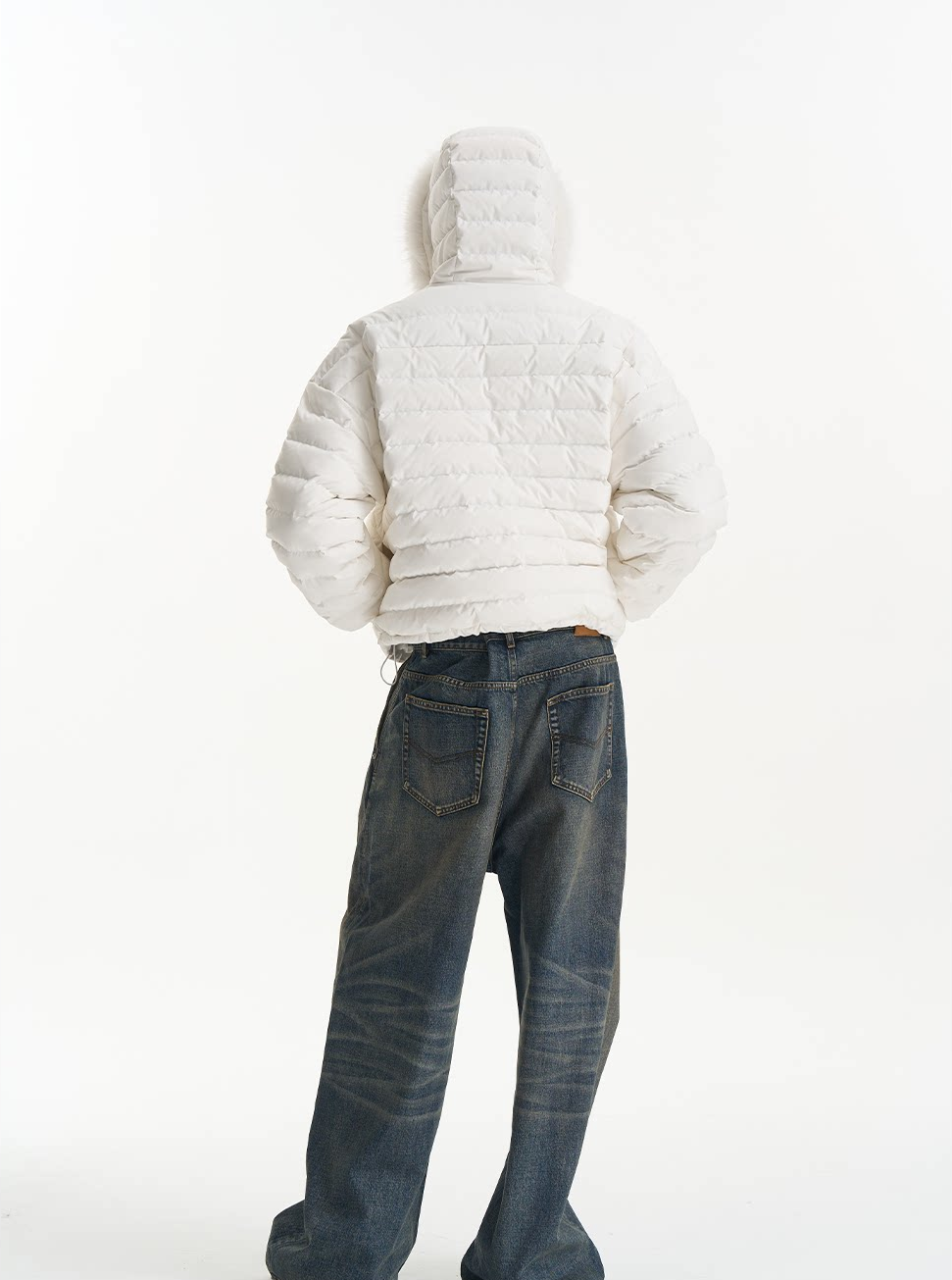 Quilted Boxy Down Jacket