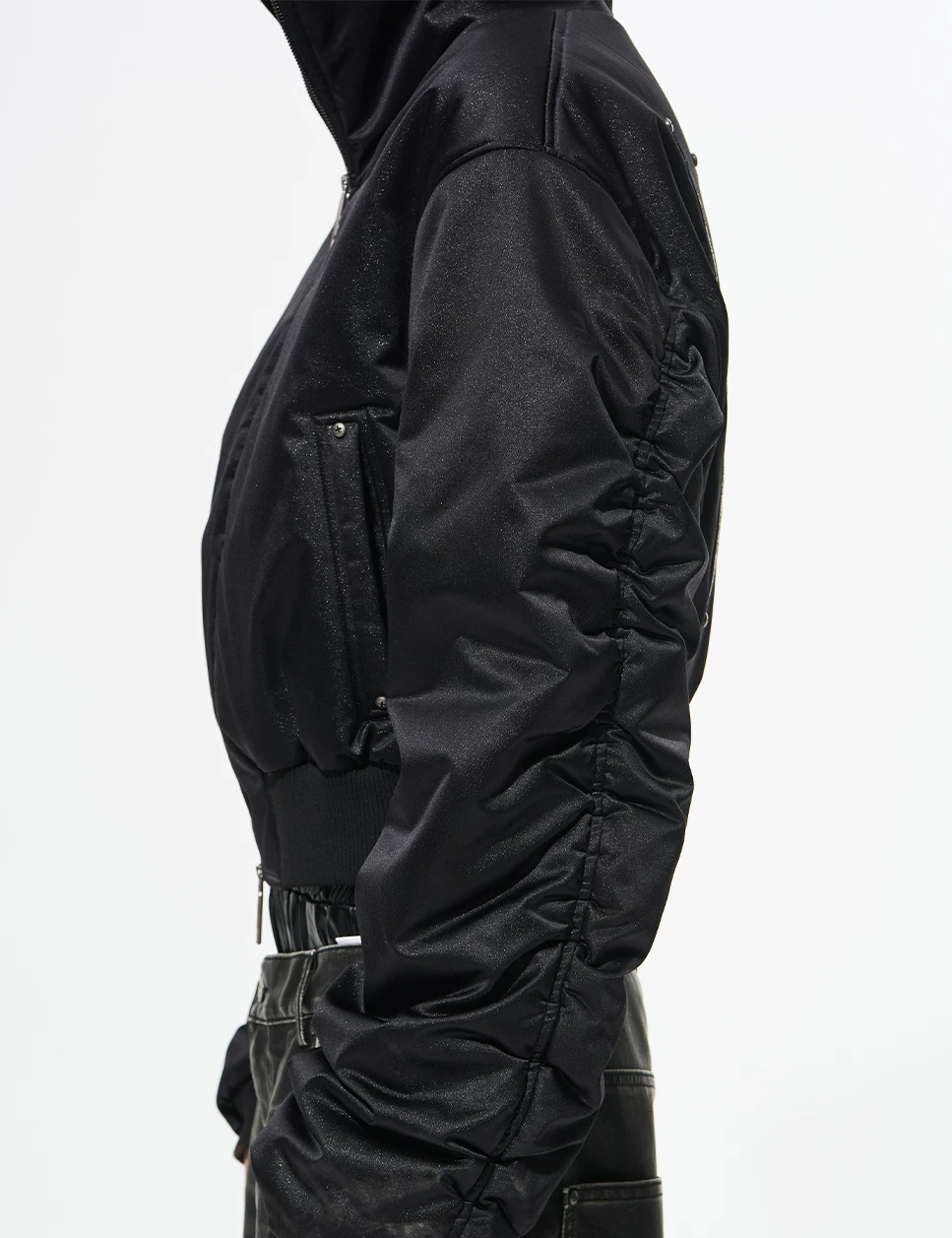 Embellished Hooded Cotton Jacket