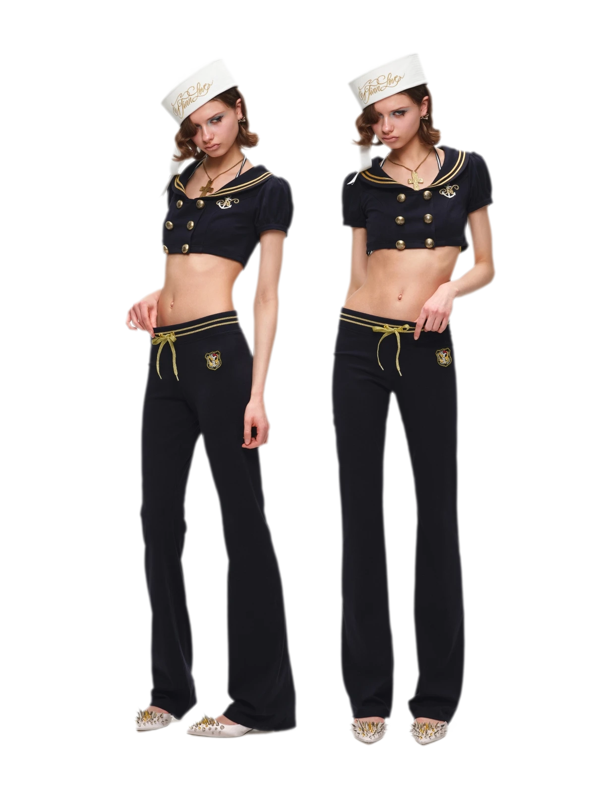 Navy Style Three-Piece Set