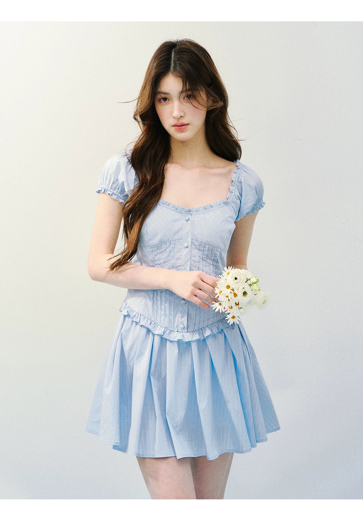 Sea Salt Afternoon Striped Tea Dress