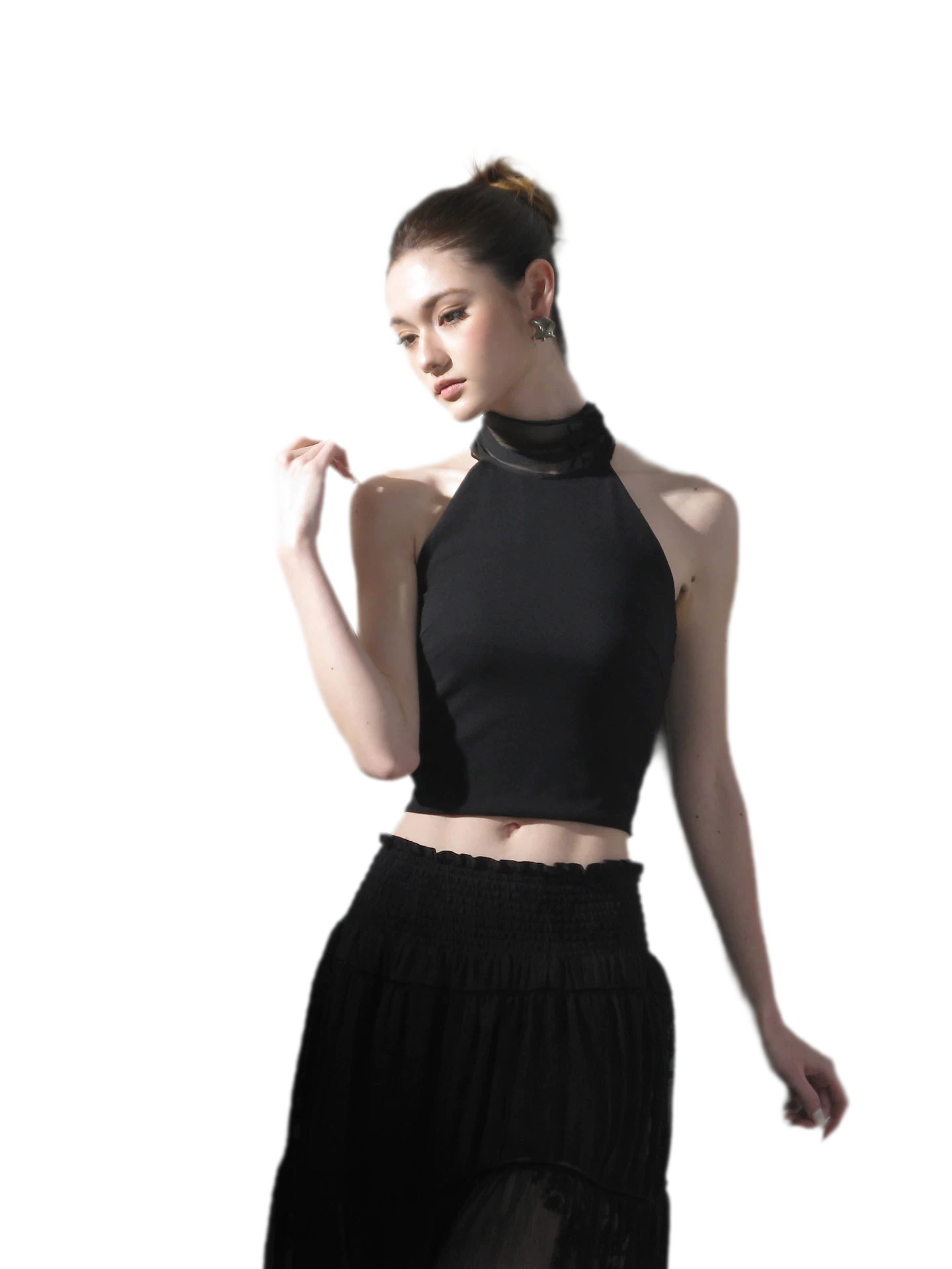 Halter Neck Bow Top