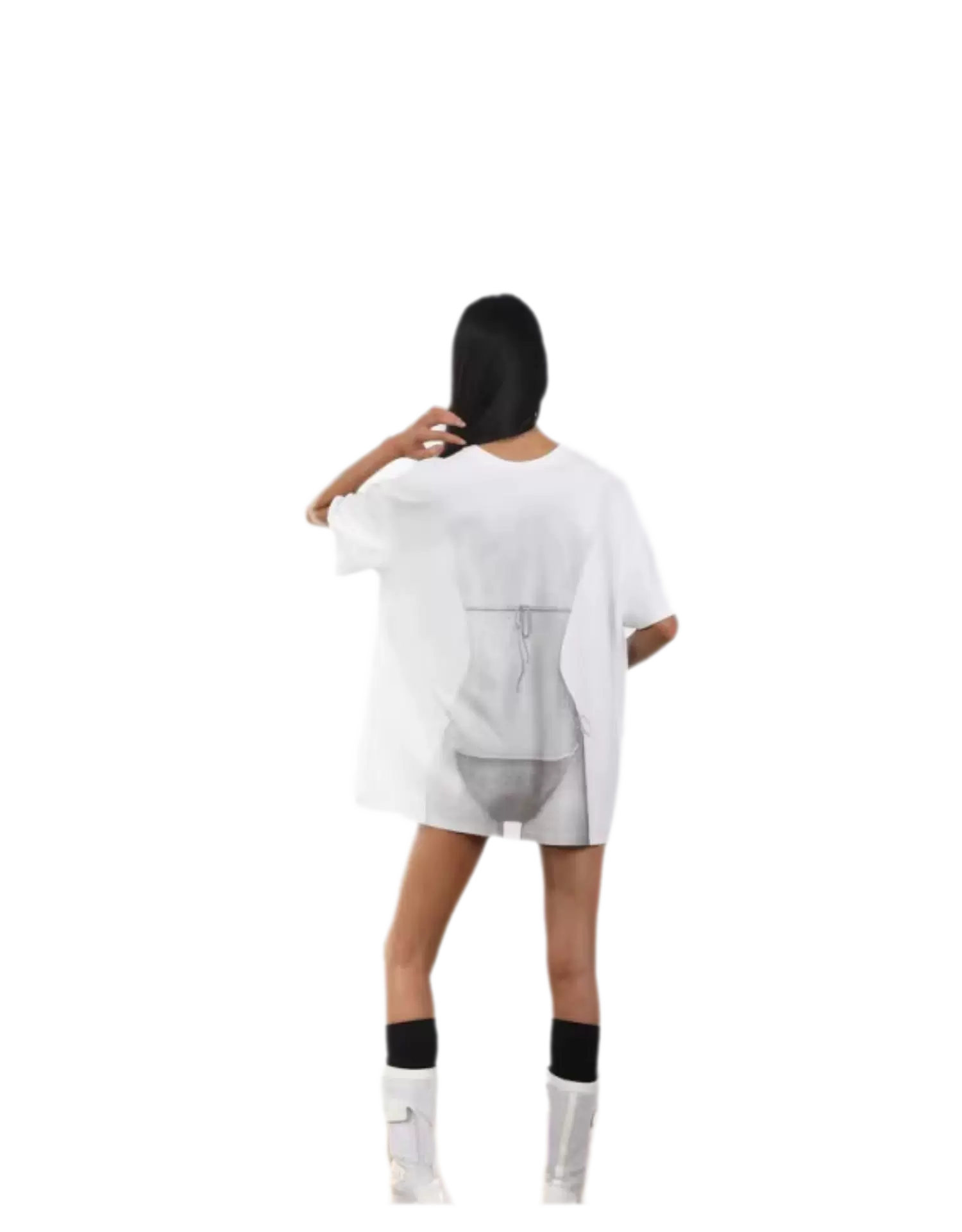 Bikini Illusion Cotton Tee