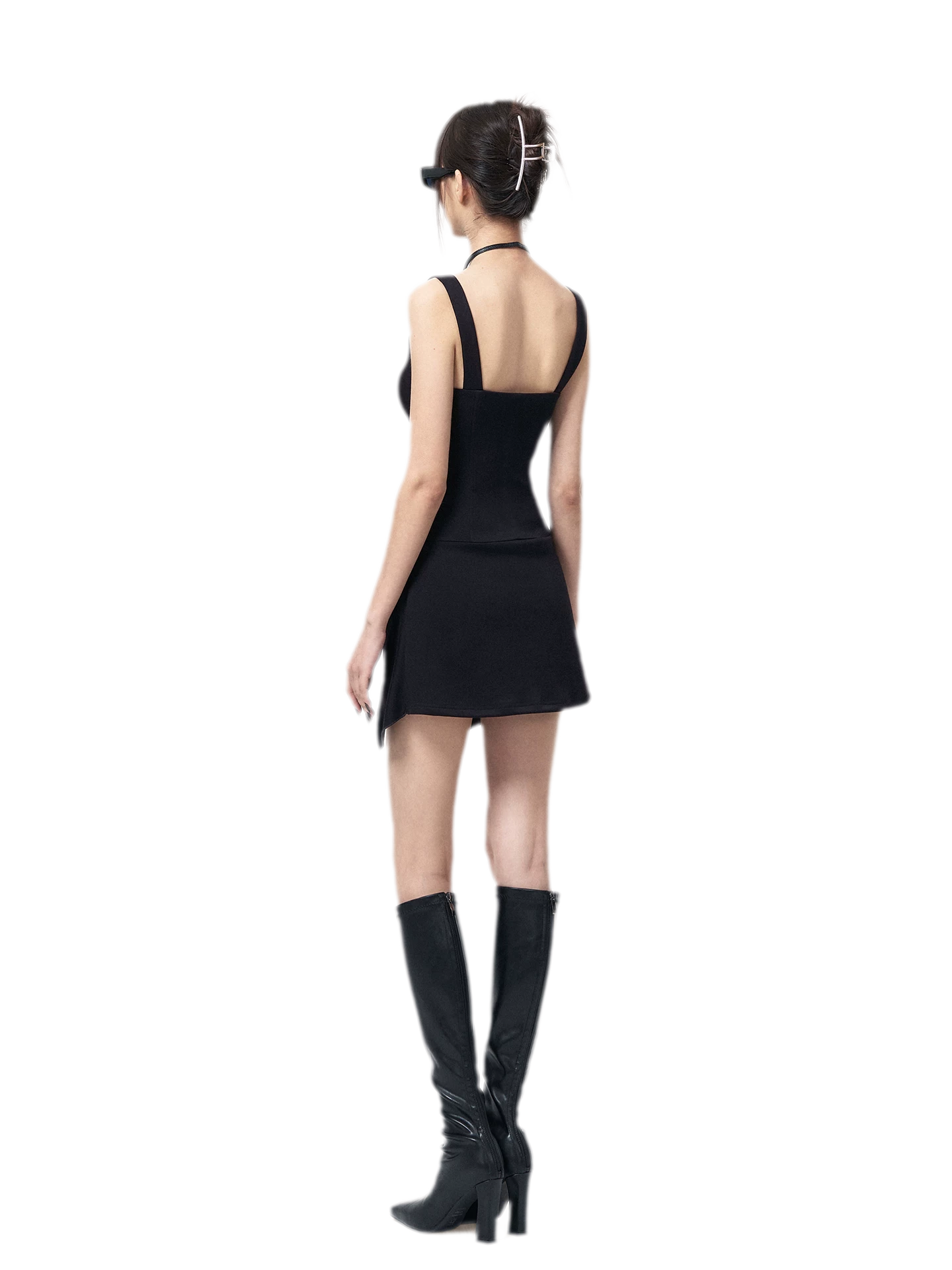 Knotted Knit Midi Dress