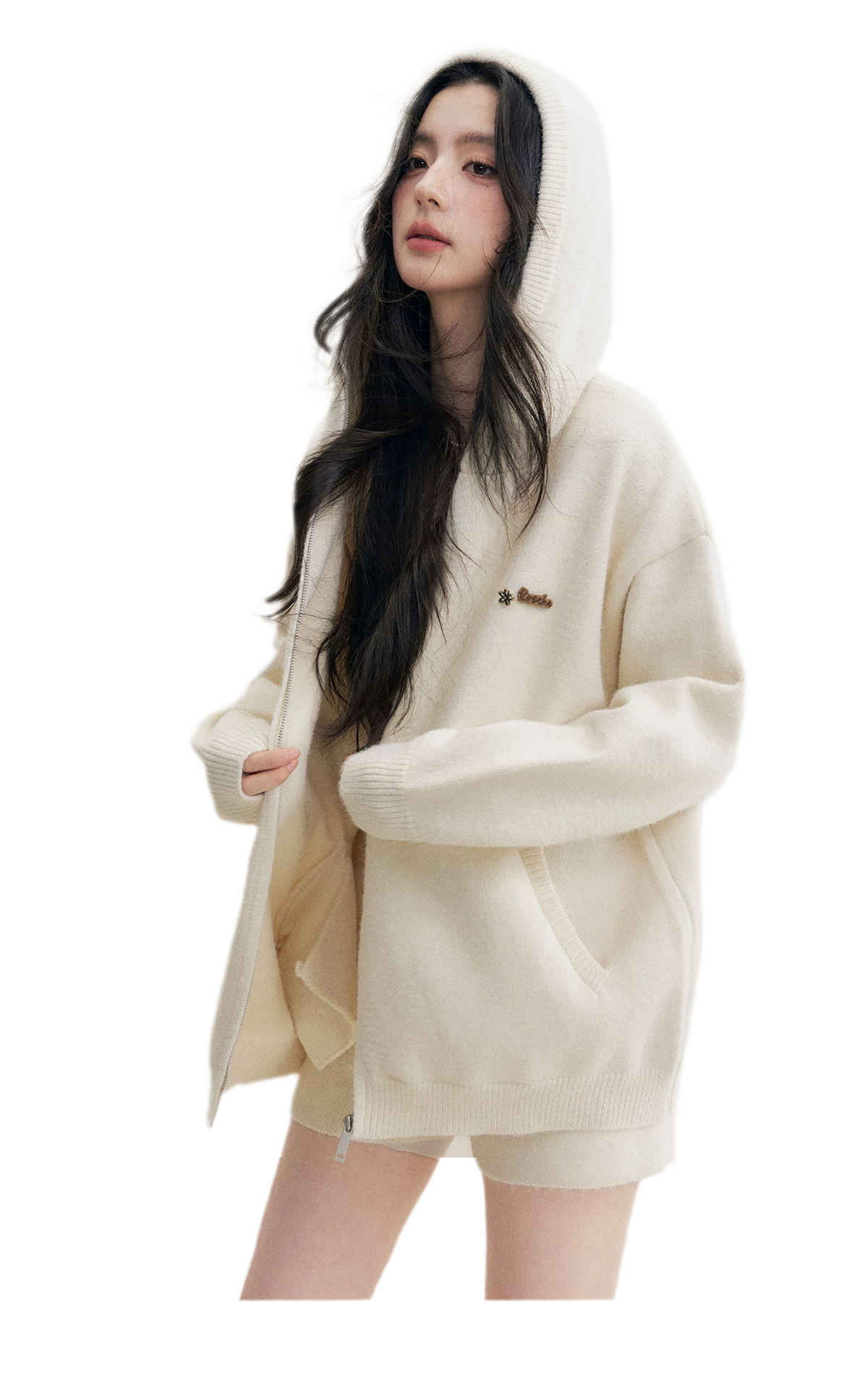 Cozy Knit Hoodie Set