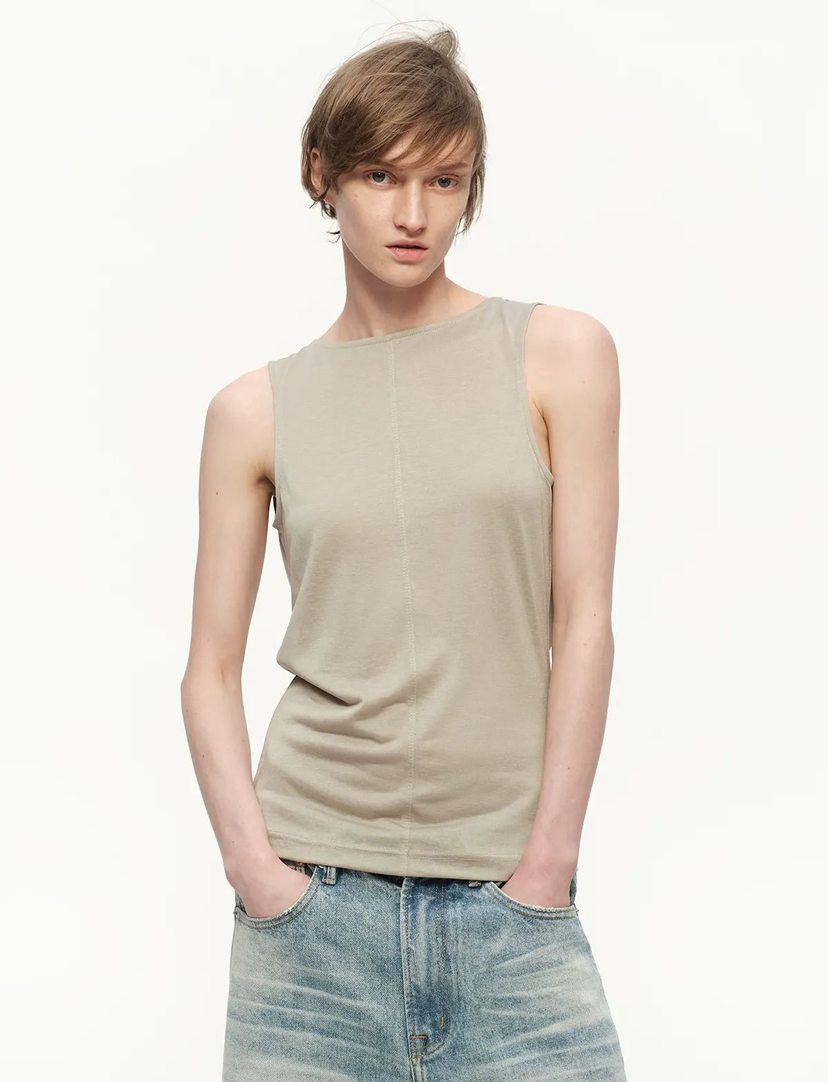 Snowflake Lyocell Back Tank