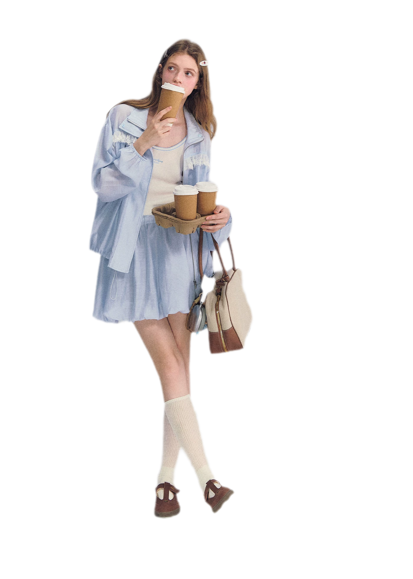 Lyocell Lace Sun Jacket Set