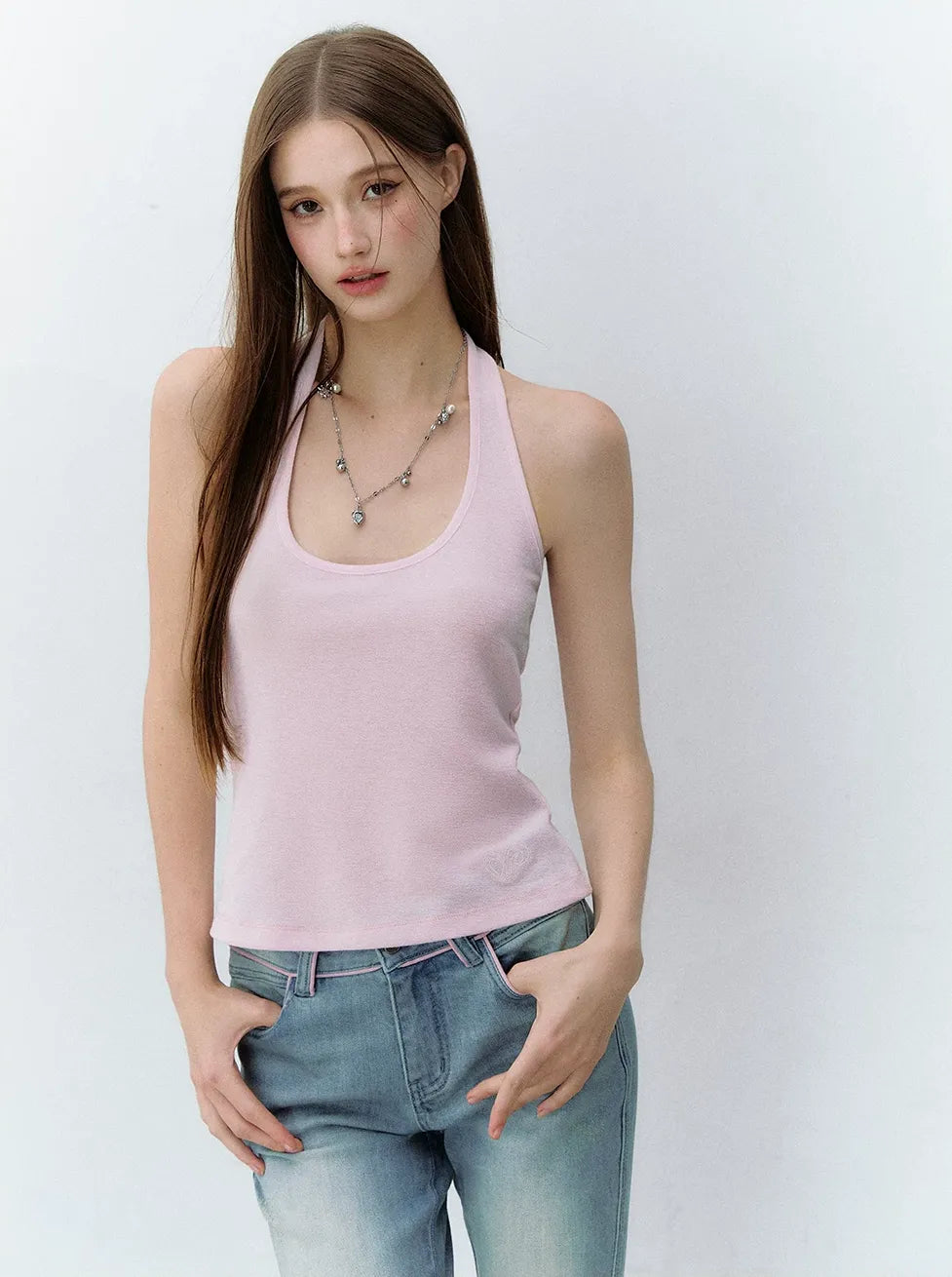 Silver Star Berry Adjustable Collarbone Necklace