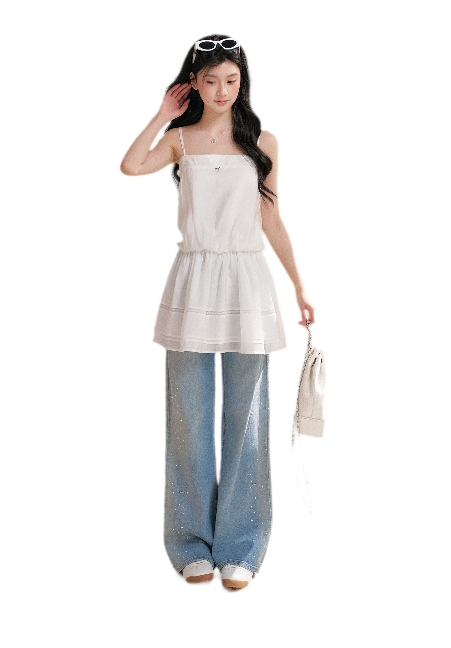 Staycation Straight Leg Moonlight Jeans