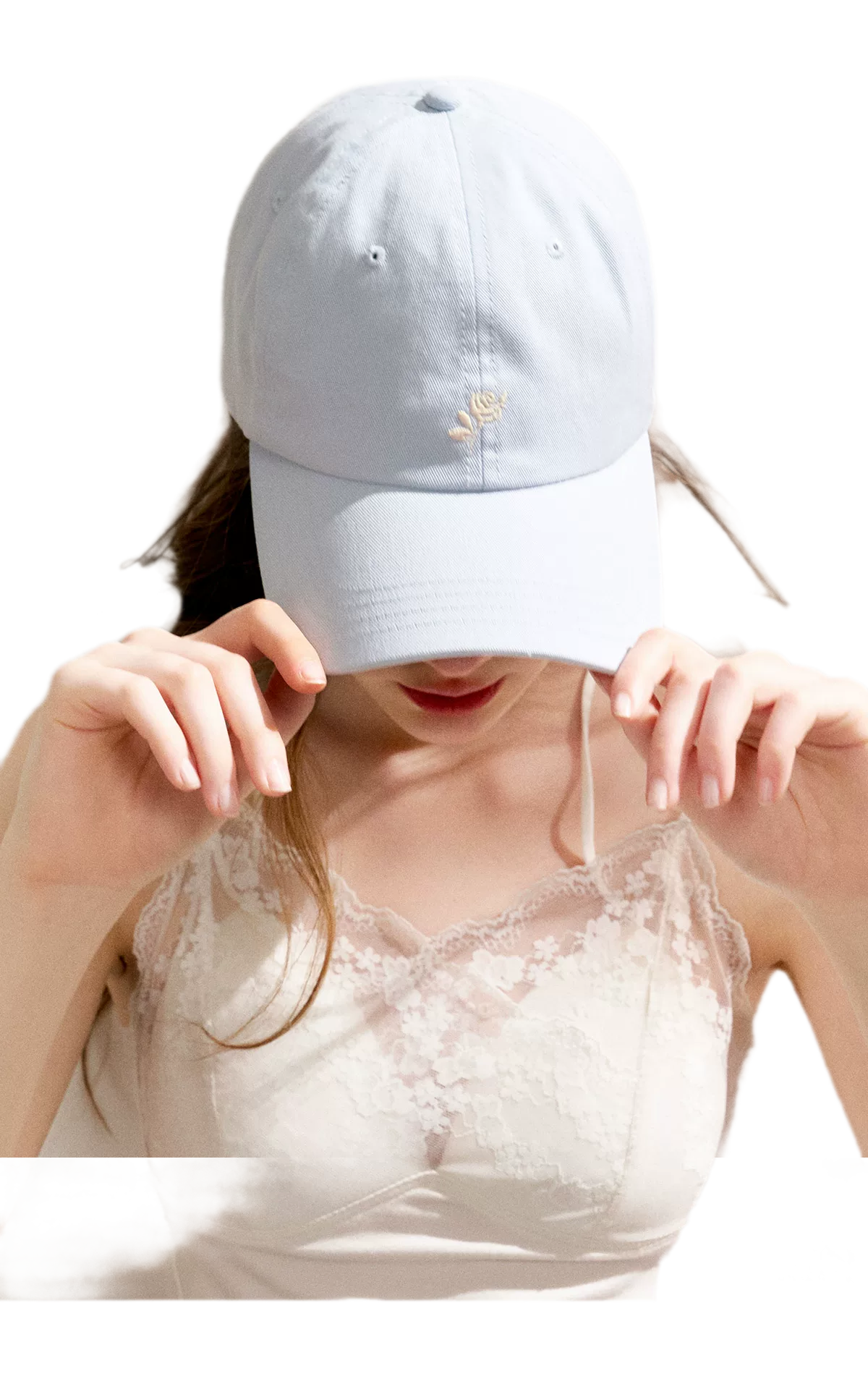 Contrast Rose Logo Cap