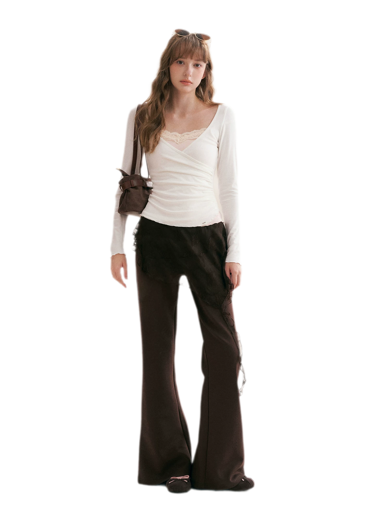 Romantic Lace Wide-Leg Pants