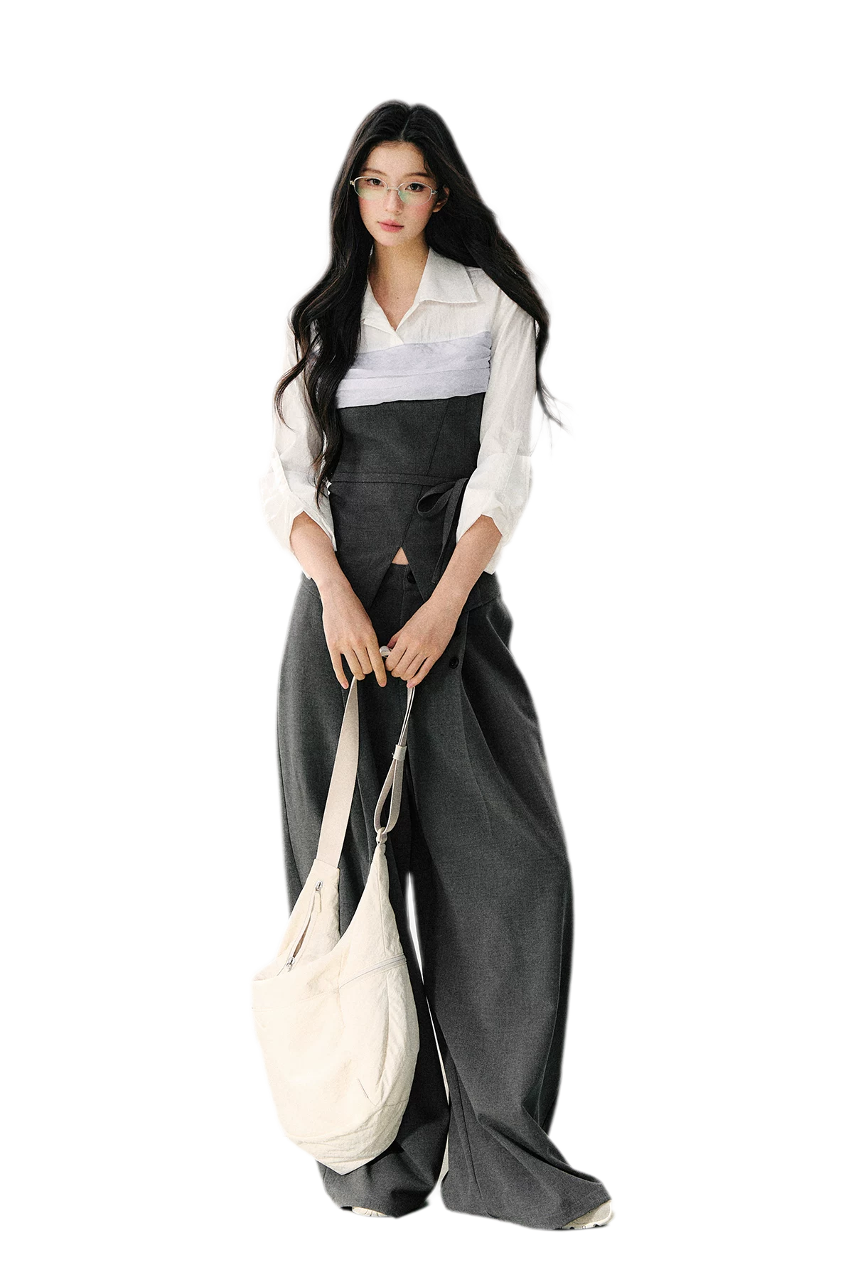 Layered Bustier Shirt