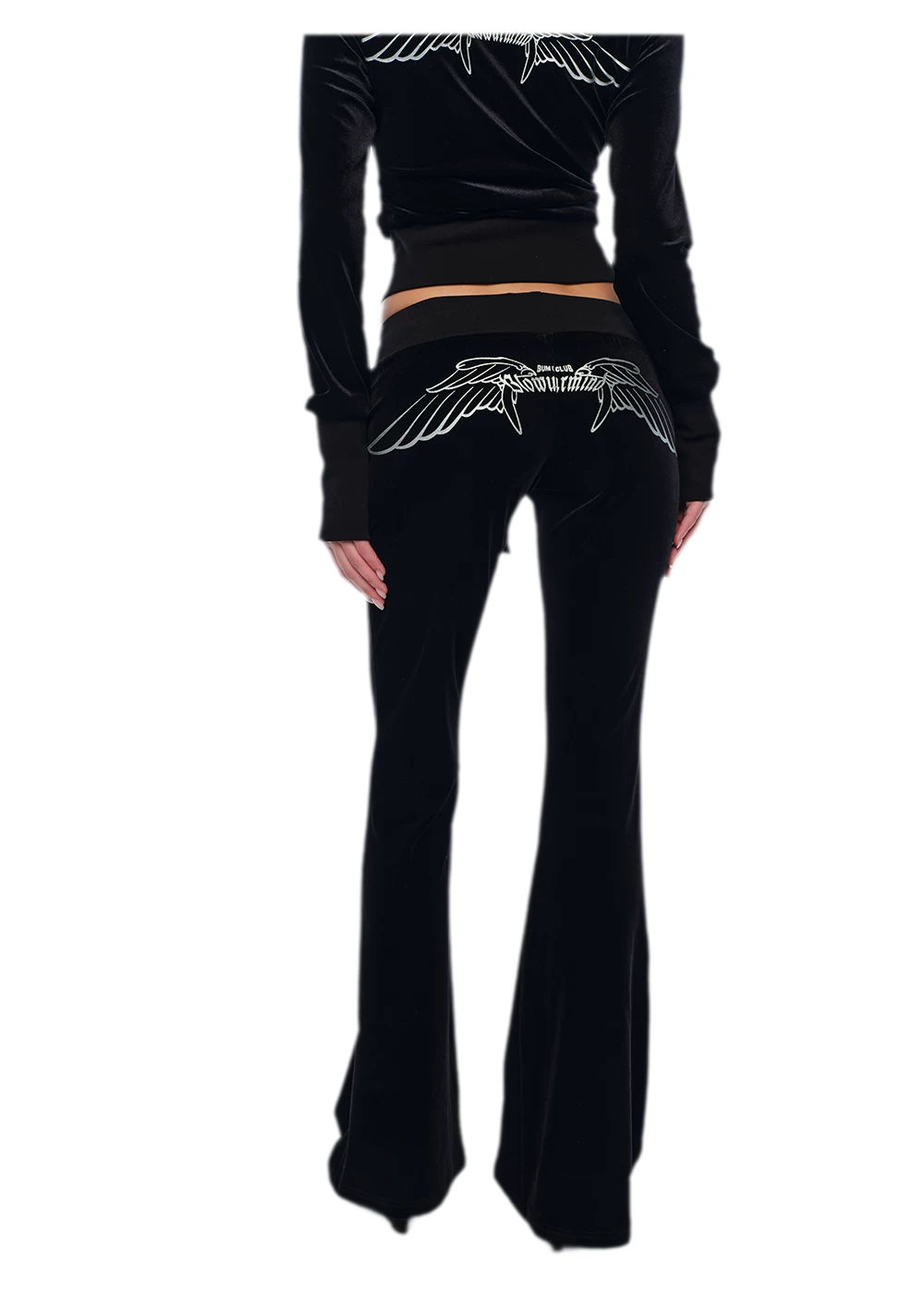 Velvet Wing Embroidered Set