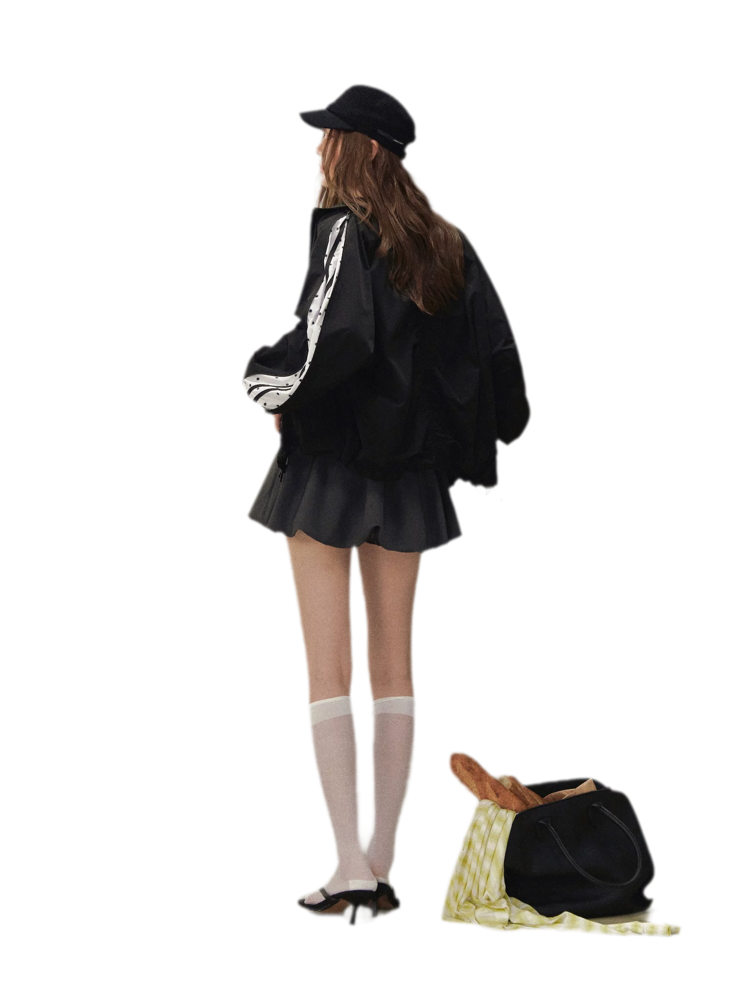 Structured Zipper Collar Jacket