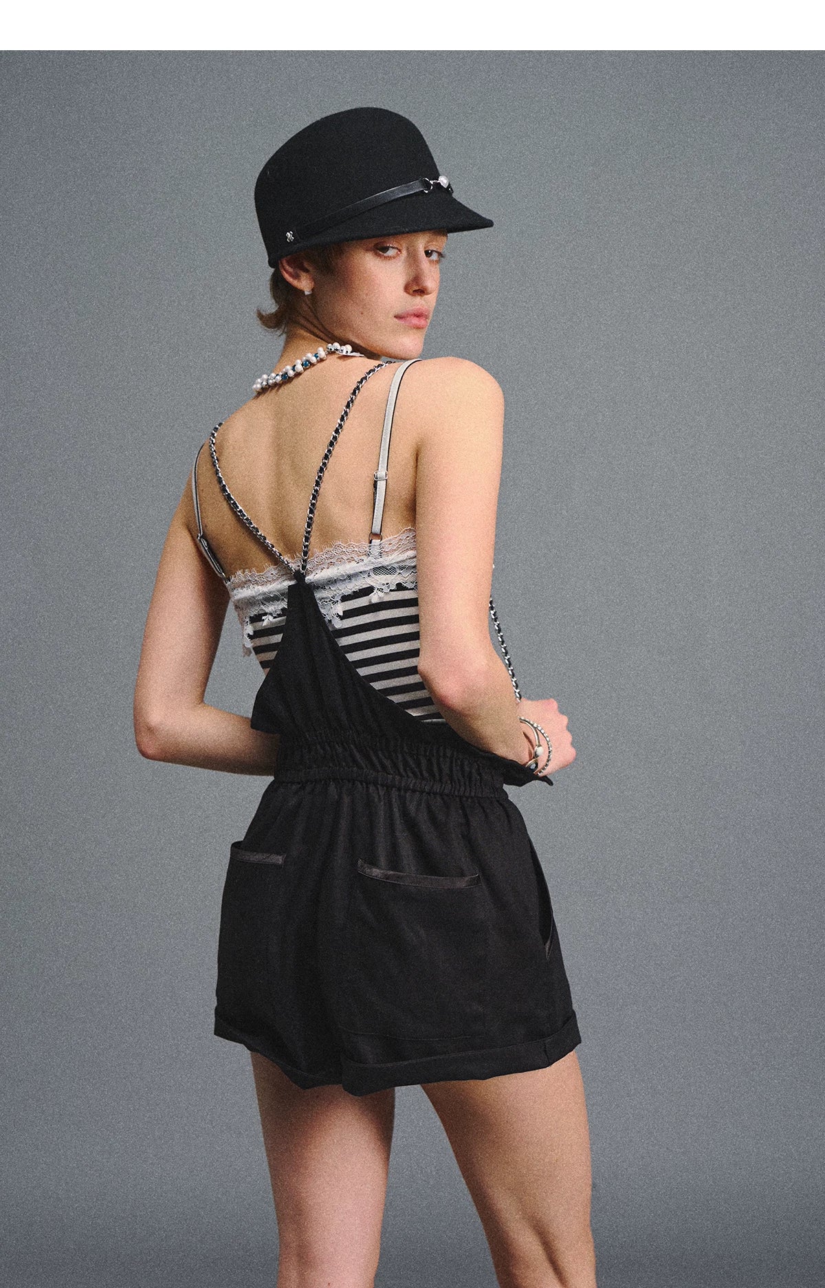 Striped Lace Camisole