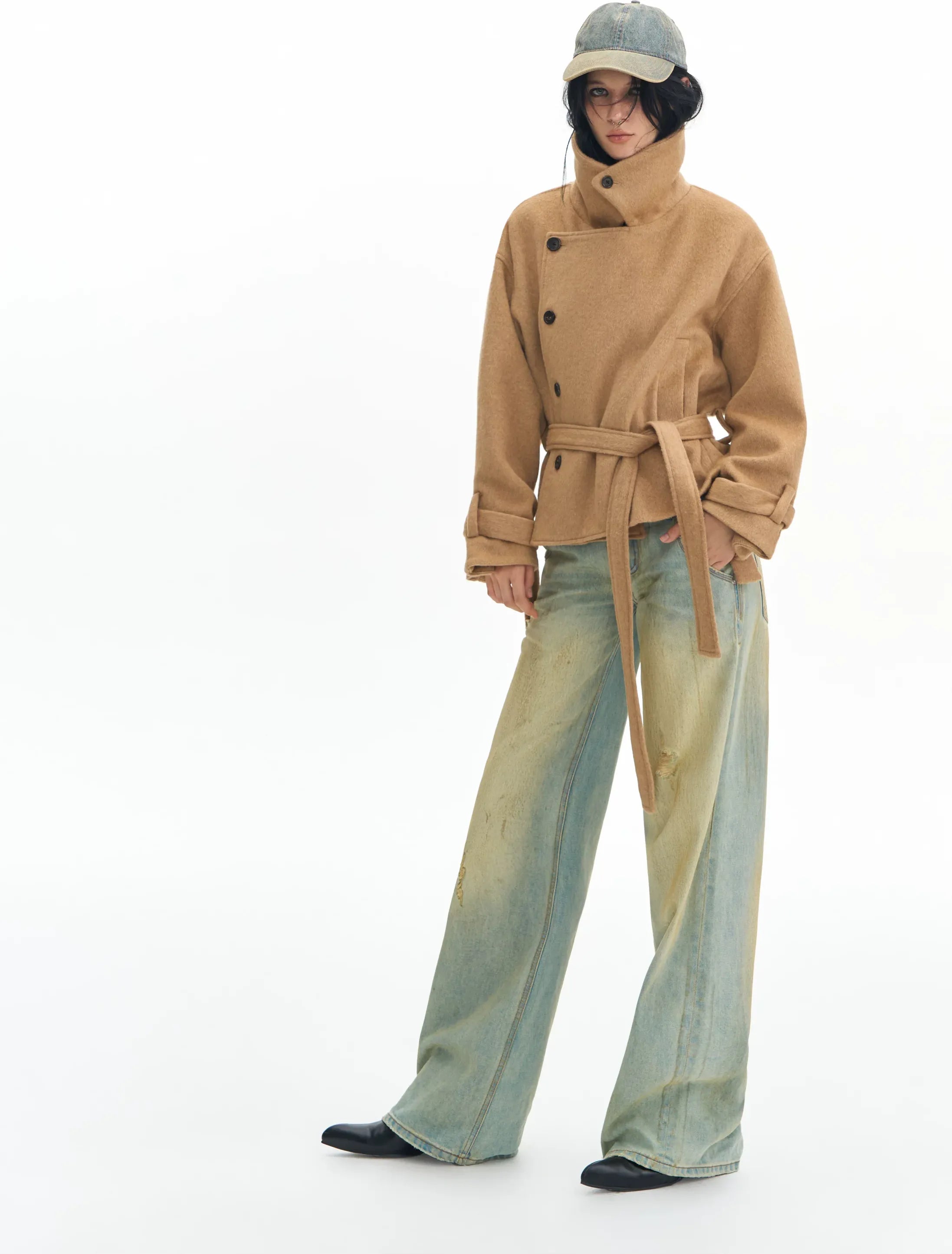 Luxe Belted Wool Coat