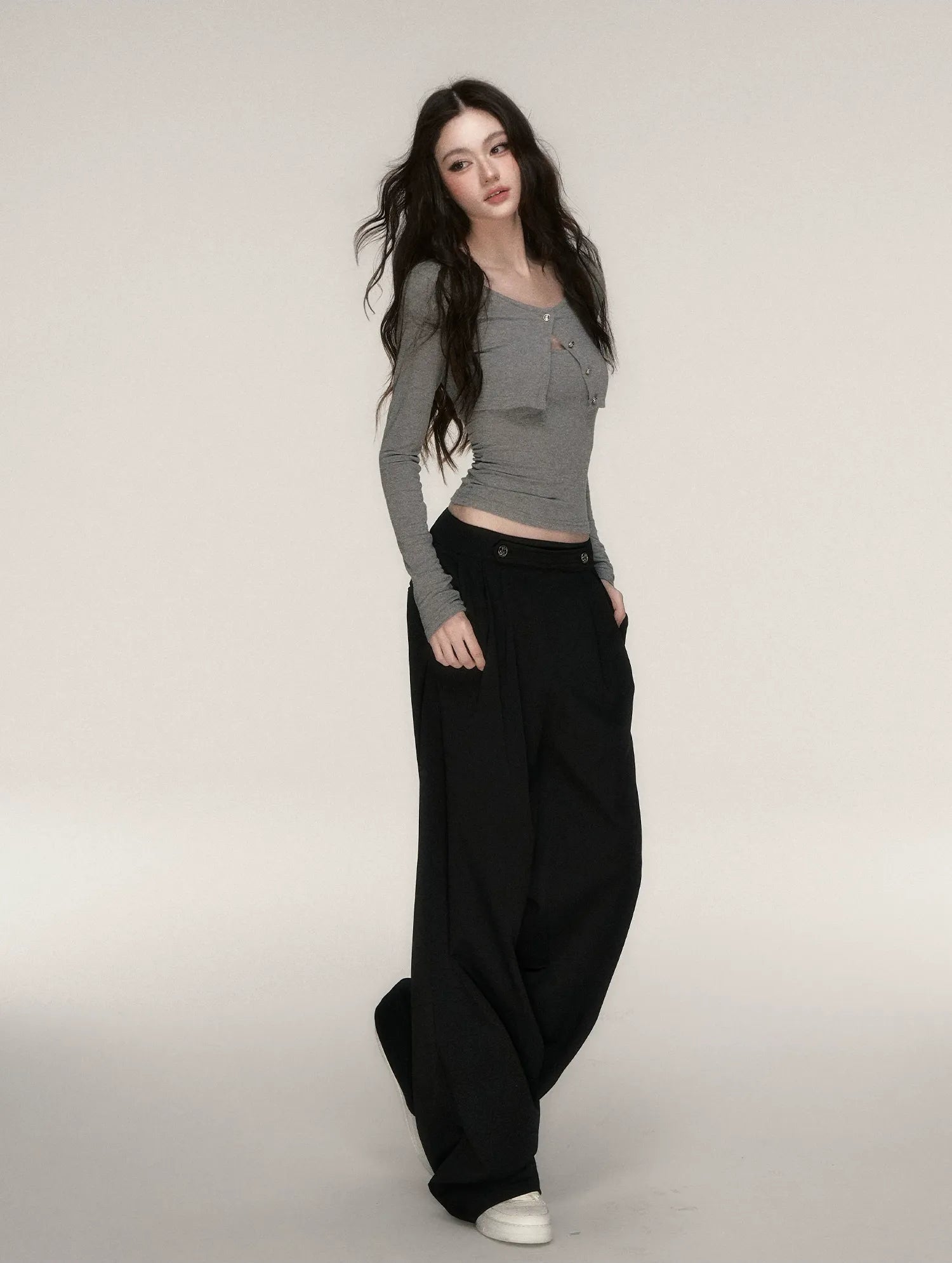 Napoleon Wide-Leg Suit Trousers