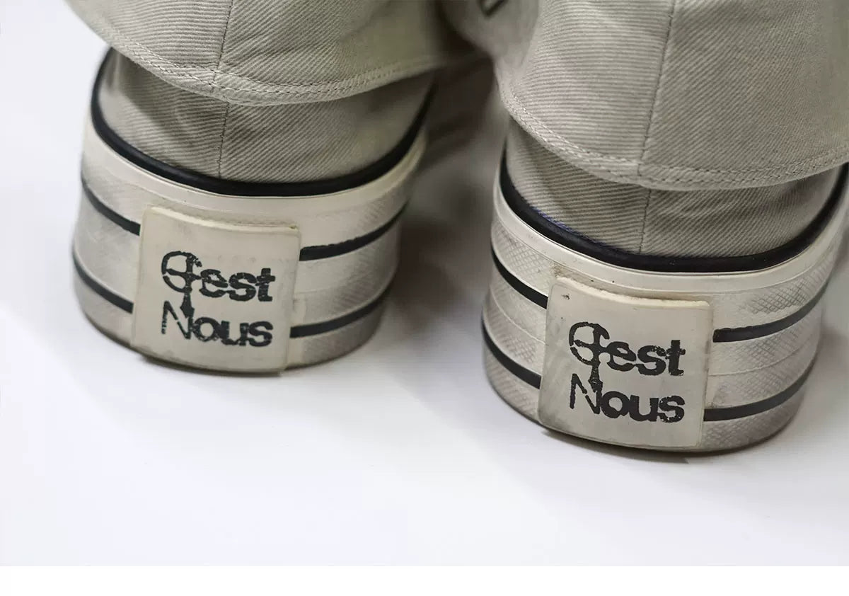 Punk Graffiti Canvas Sneakers