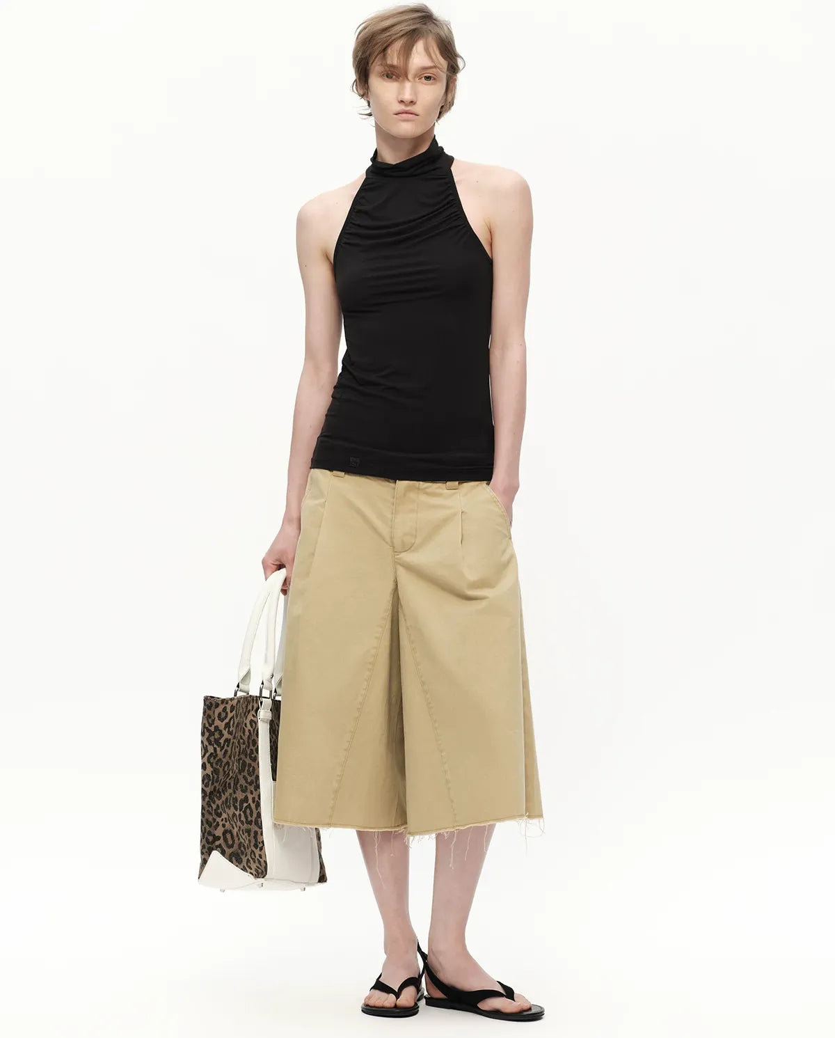 Modal Halter High Neck Tank