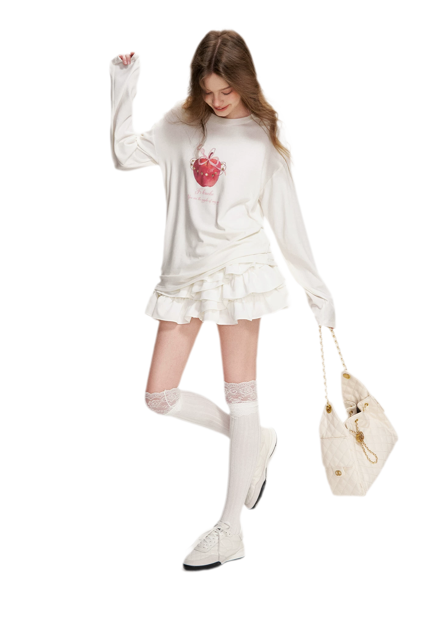 Sequin Apple T-Shirt