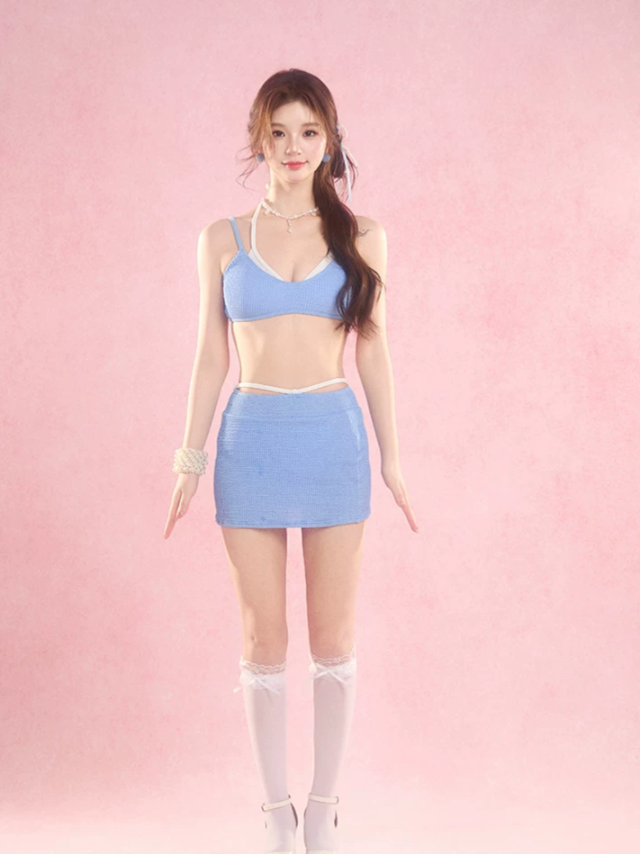 Baby Blue Bikini Set