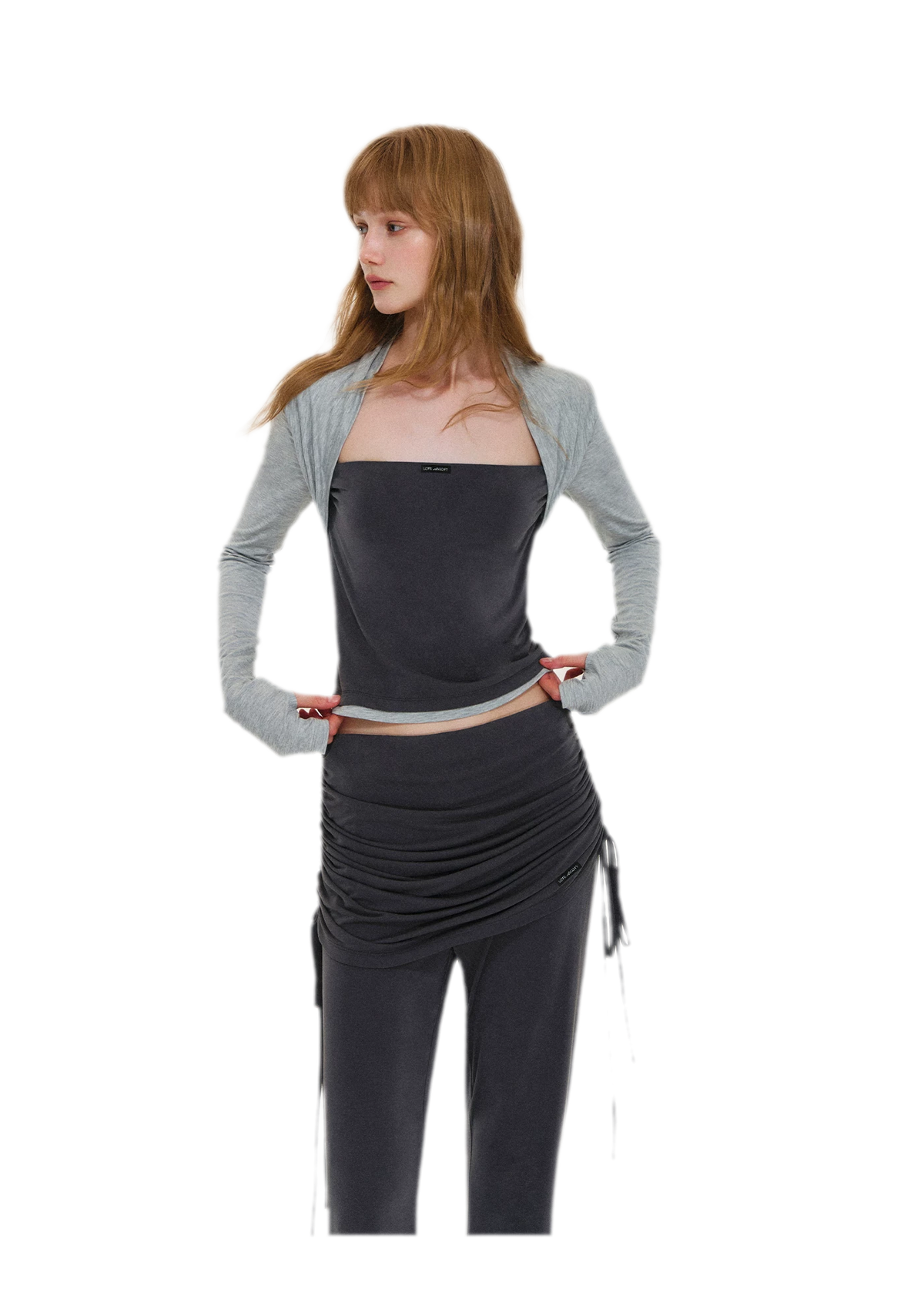Stretch-Kontrast-Lagenhosen-Set