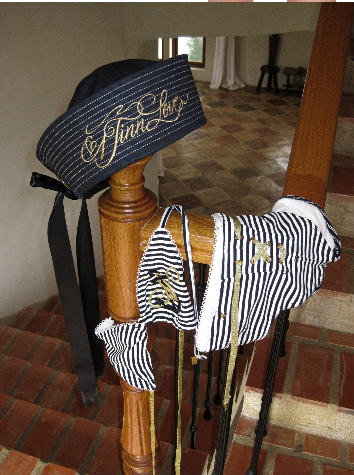 Nautical Wide Brim Sailor Hat