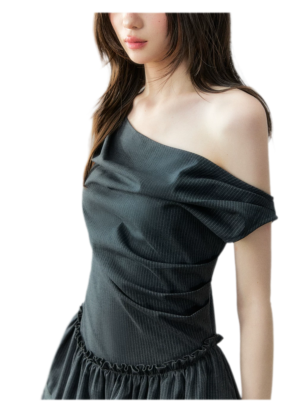 Asymmetric One-Shoulder Dress