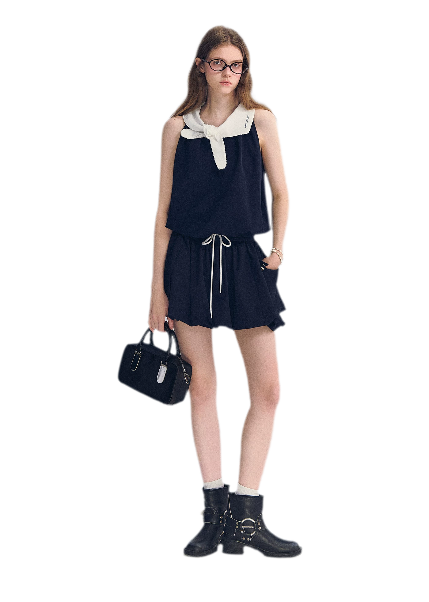Rabbit Ear Peplum Top