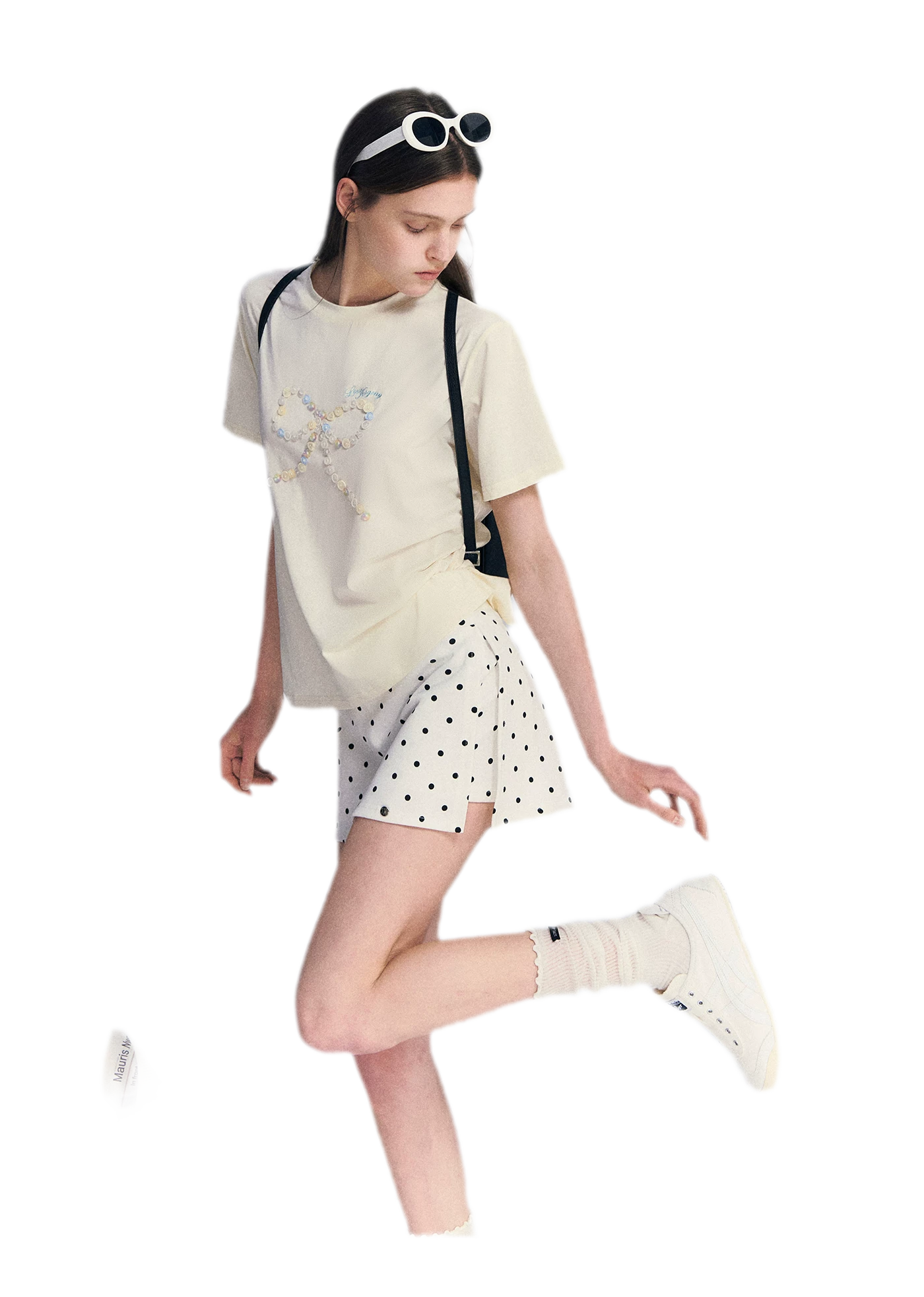 Polka Dot A-line Skort