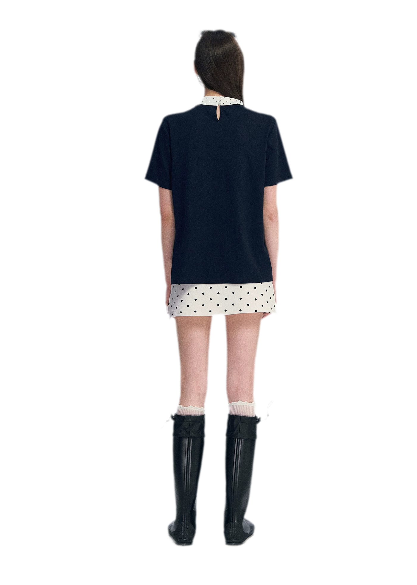Polka Dot Bow T-Shirt