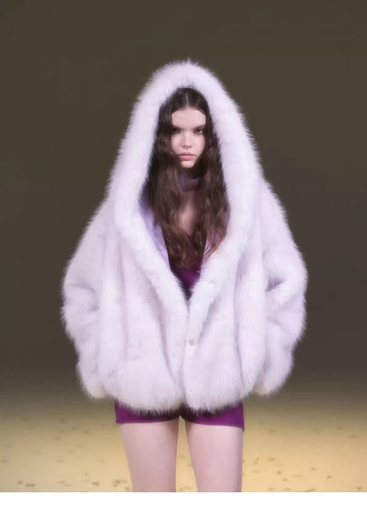 Reversible Suede Fur Winter Jacket