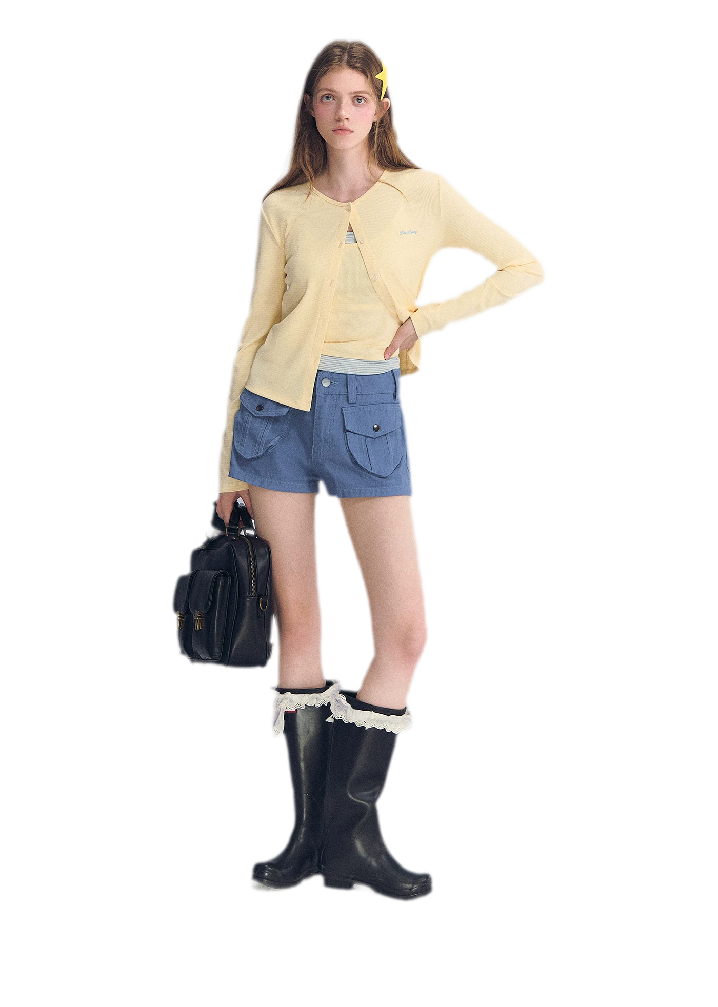 Low-Waist Cargo Shorts