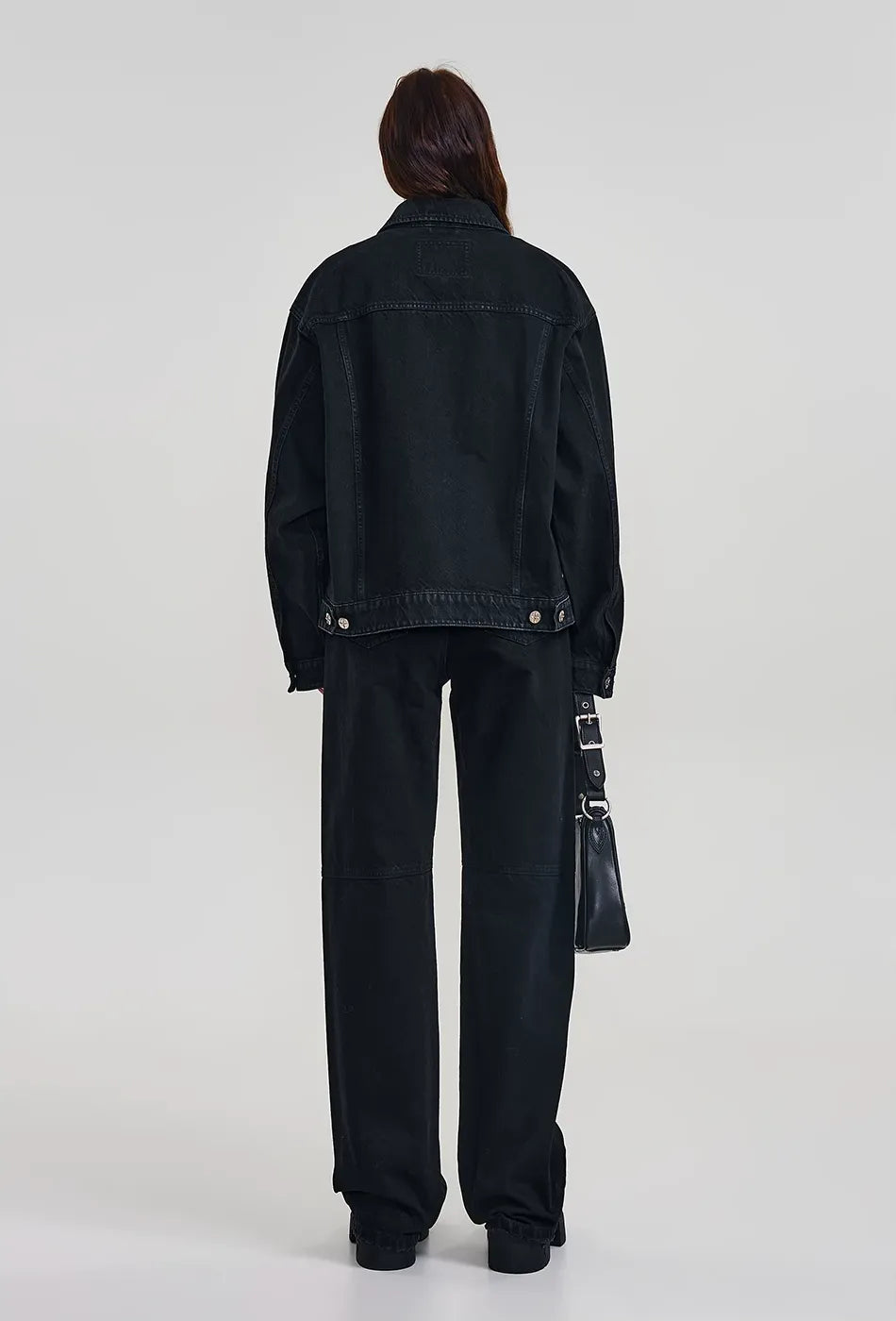 Cross Statue Wide Straight Jeans