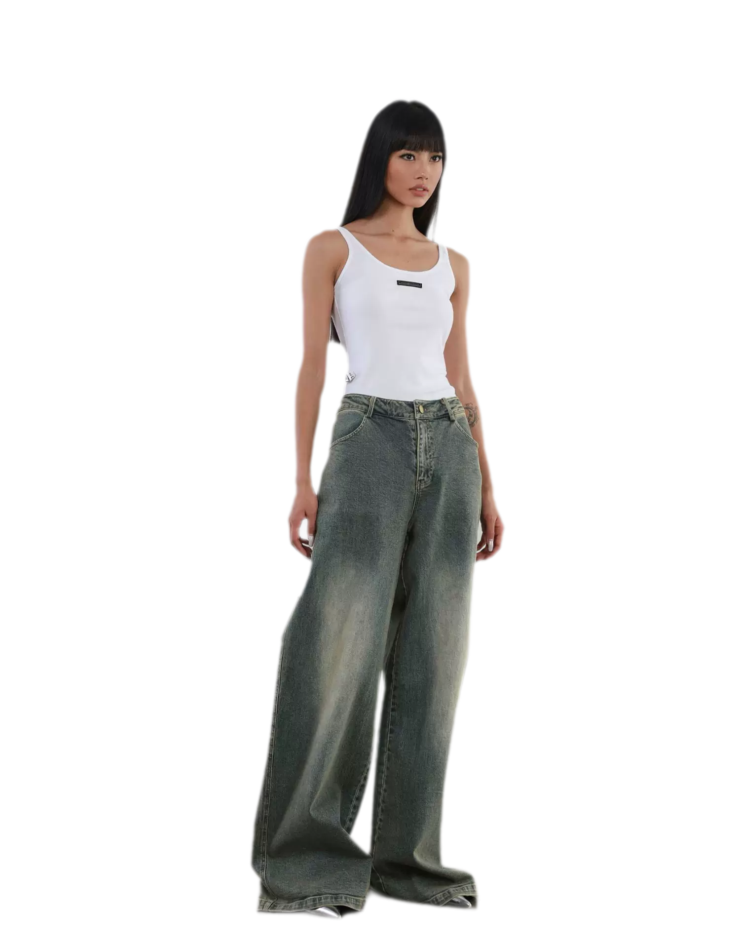 Scoop Waist Tie Top