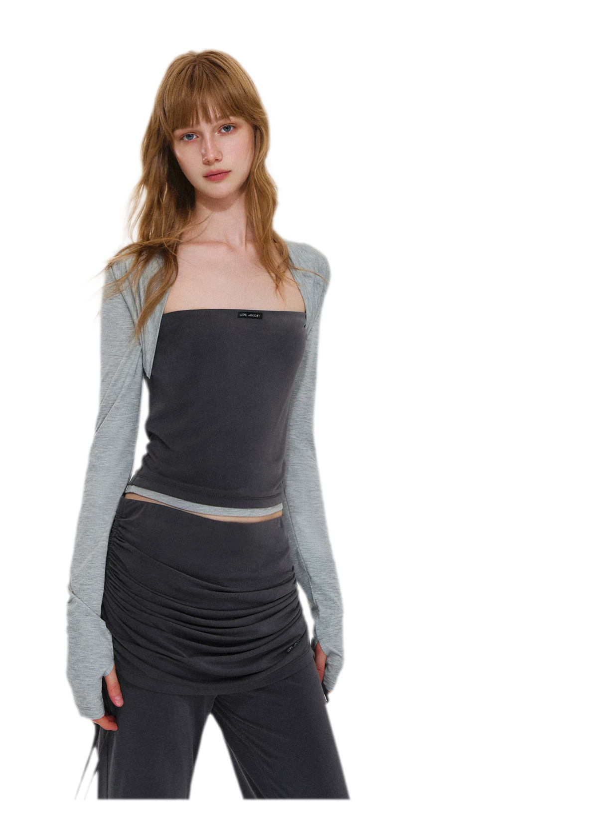 Stretch-Kontrast-Lagenhosen-Set
