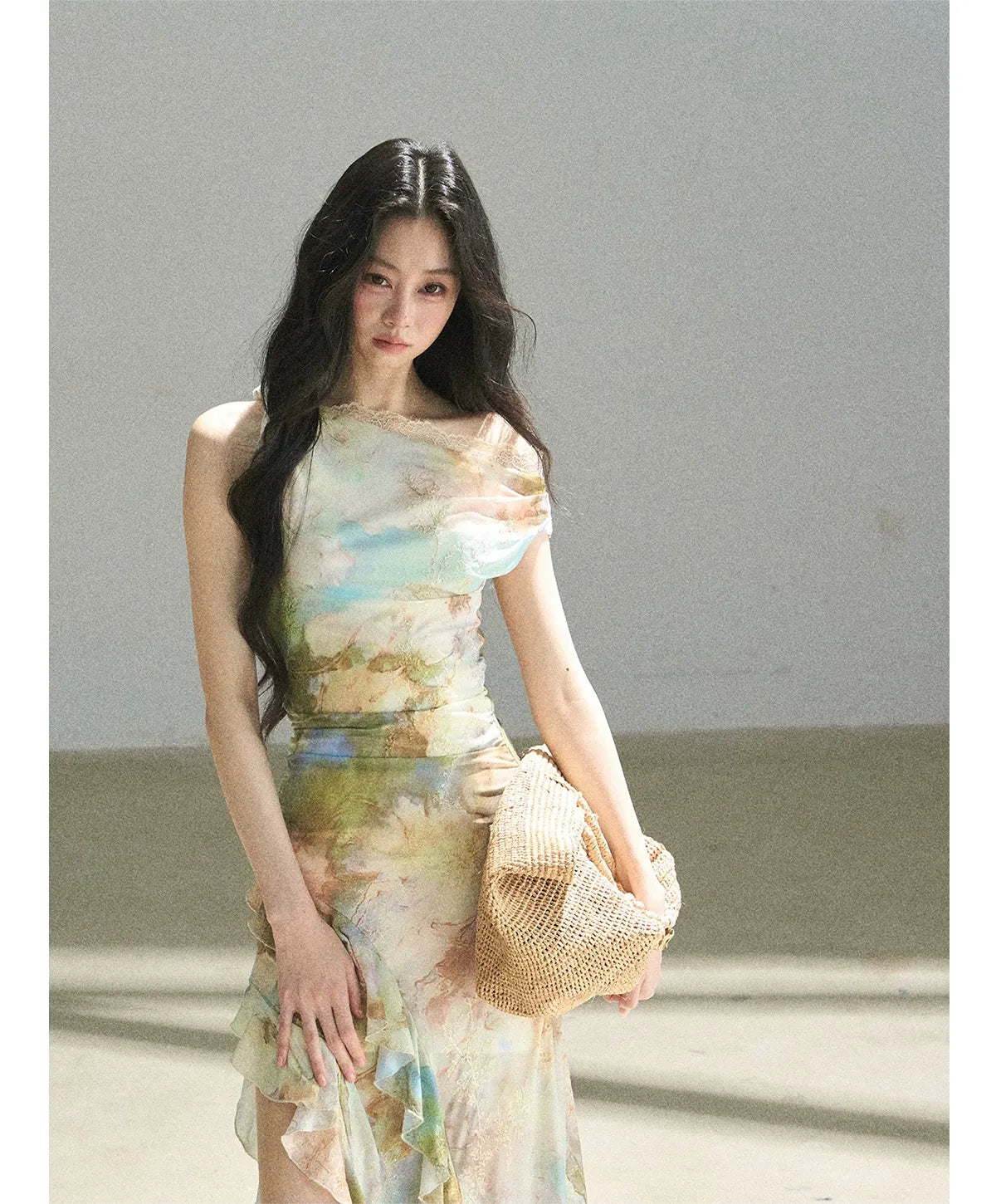 Floral Off-Shoulder Maxi Dress
