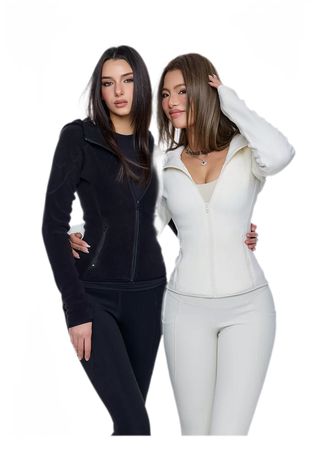 Polar Fleece Hooded Jacket