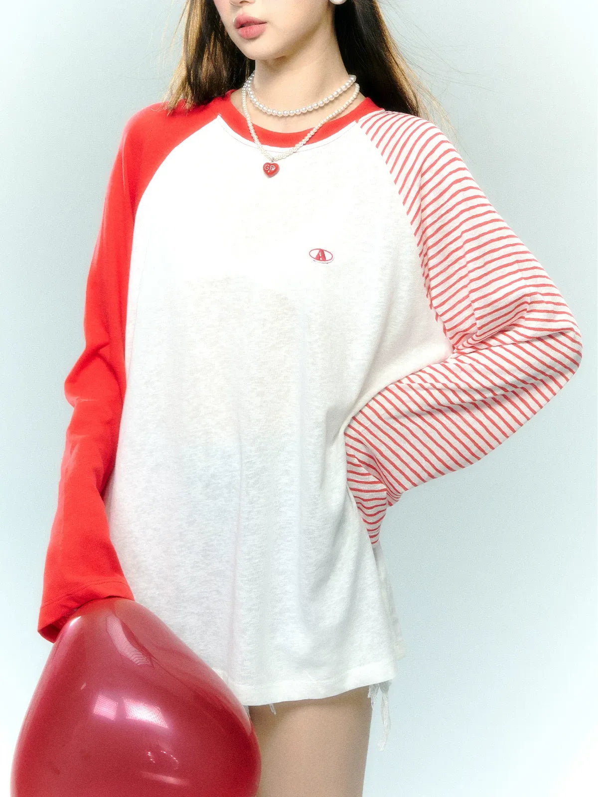 Color-Block Striped Top
