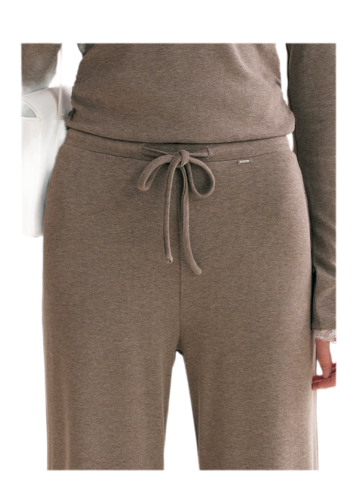 Lace-Trim Layered Two-Piece Set