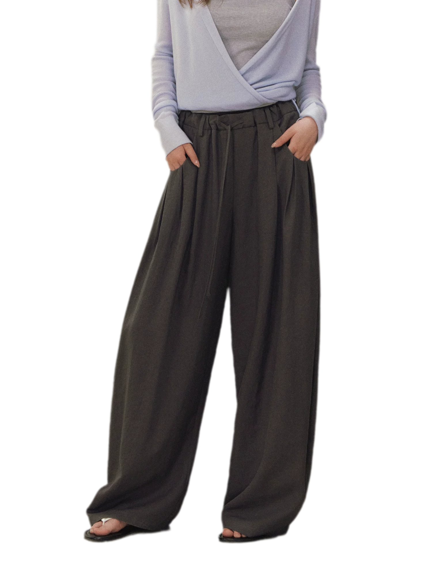 Drawstring Bubble Pants
