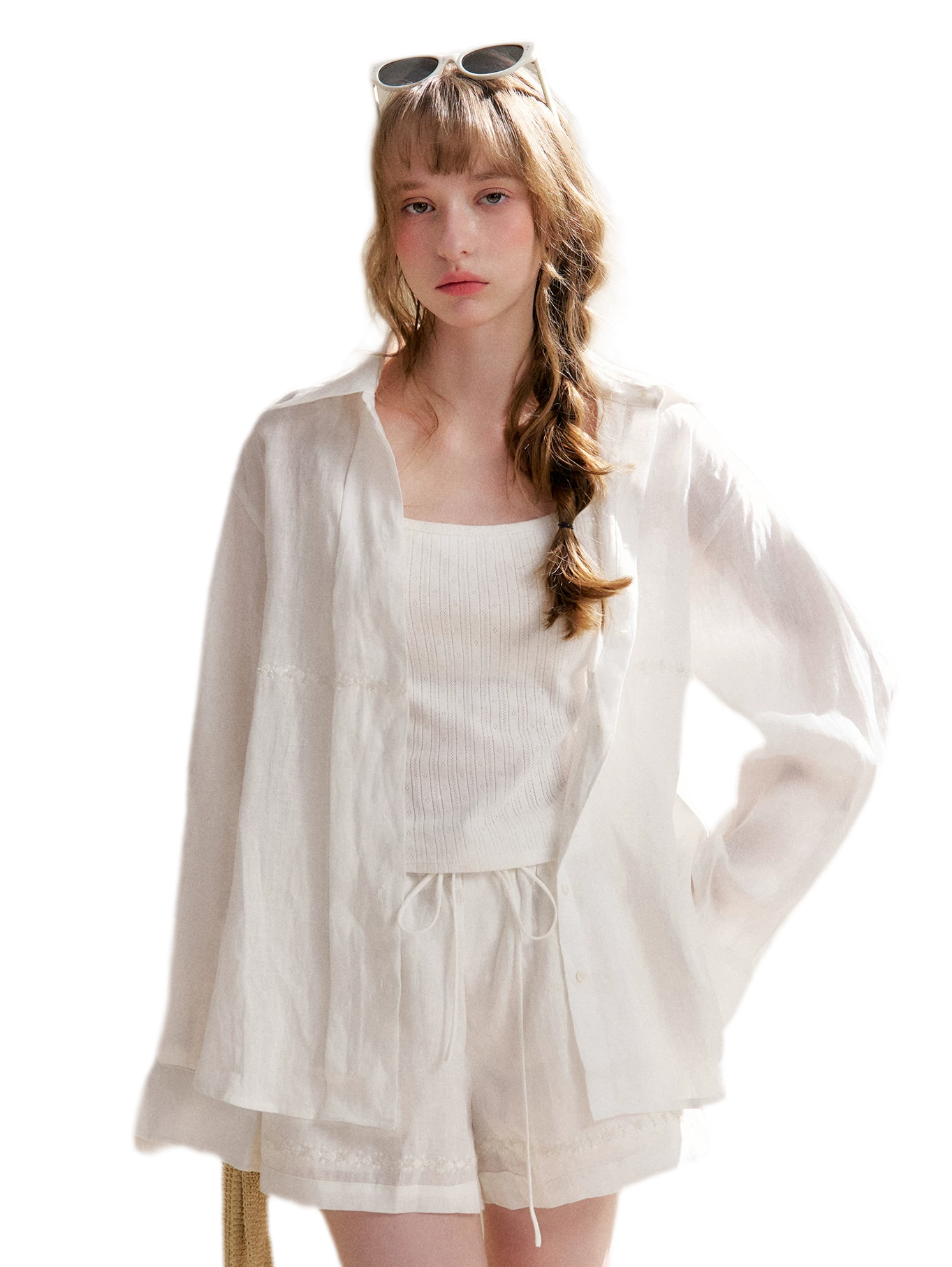 Tencel Linen Beaded Set