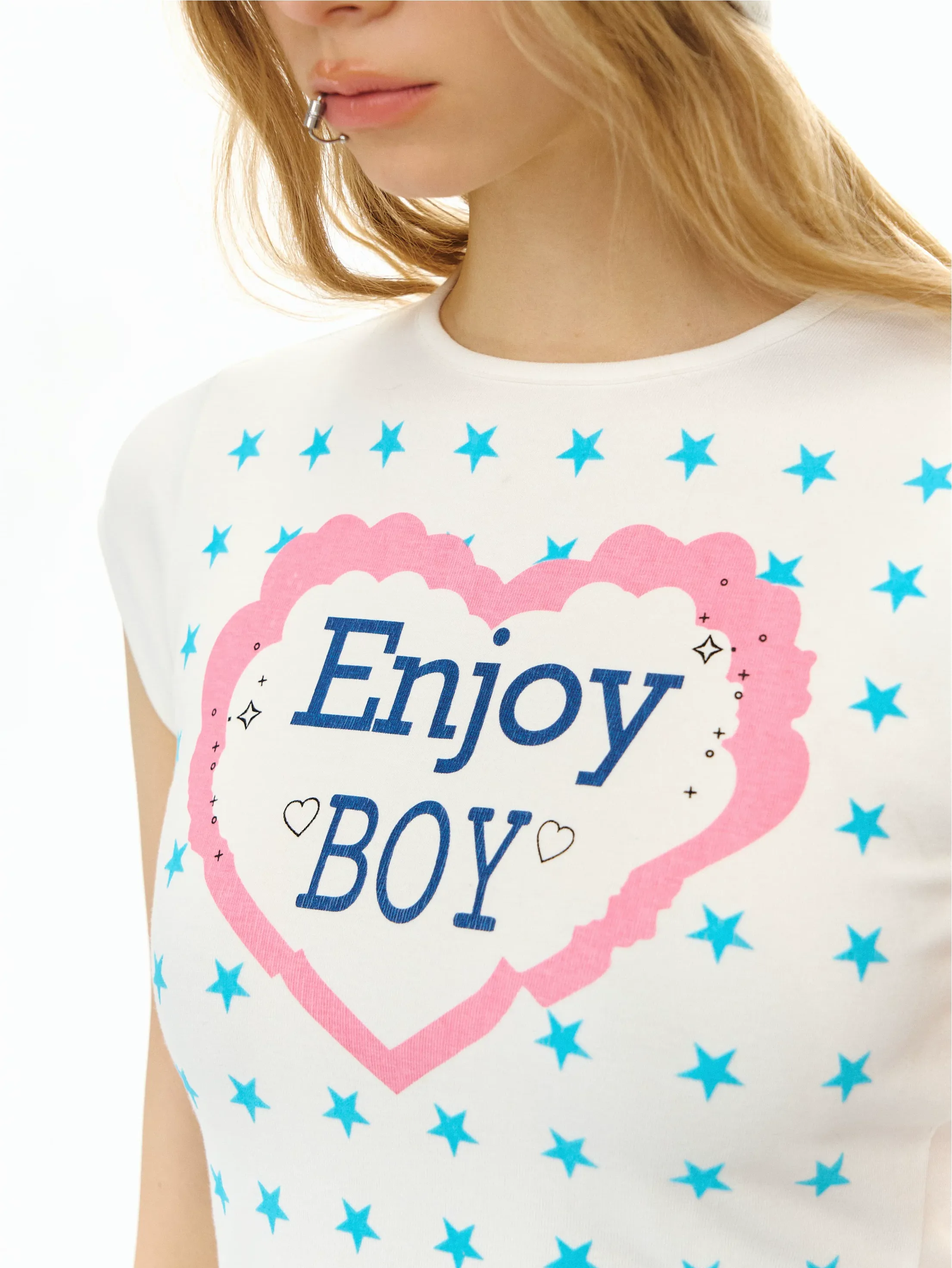 Star Print Regular Tee